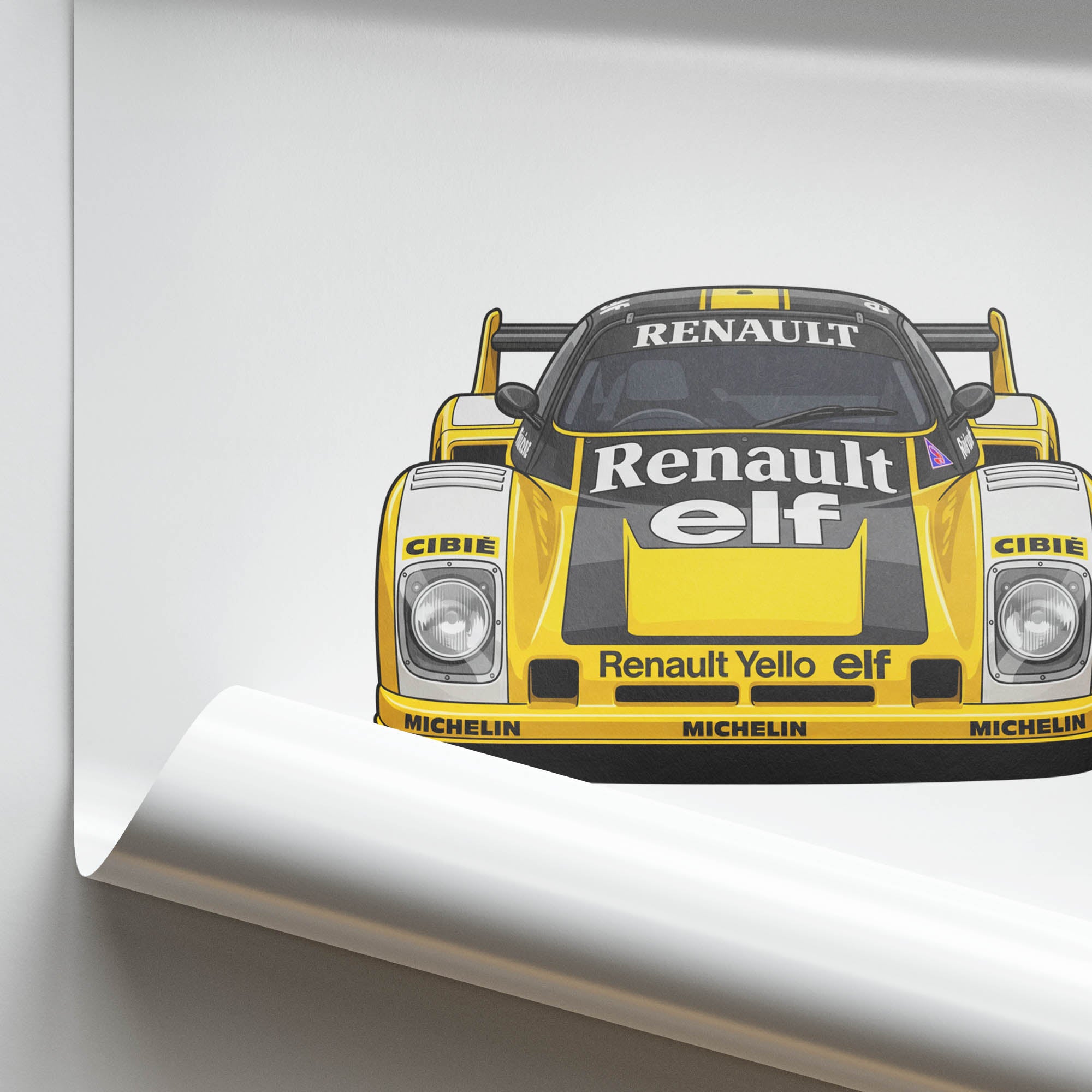 1978 Renault Alpine A442B Renault – Car Print