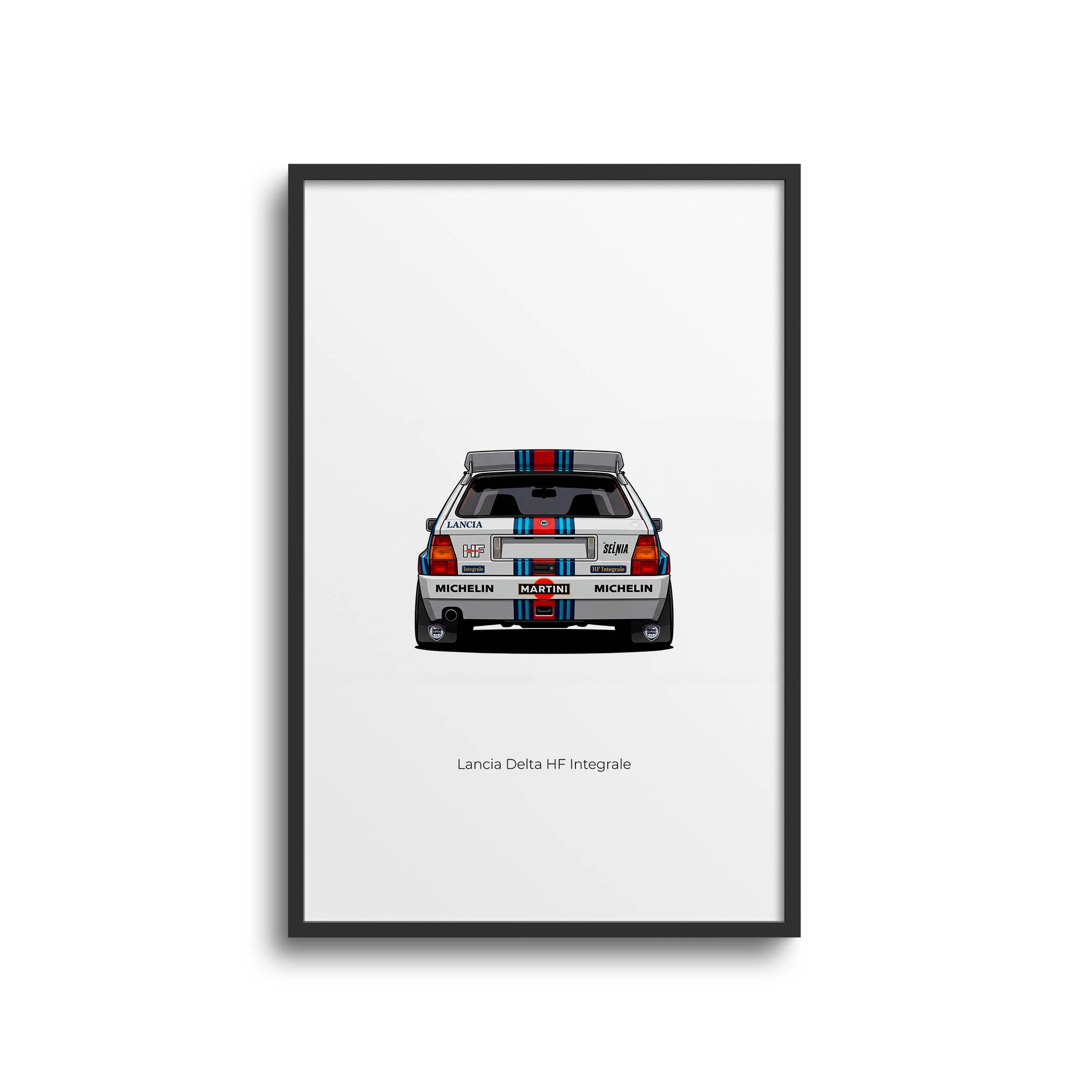 Lancia Delta Integrale Poster – 1992 Martini Racing Safari Rally Print