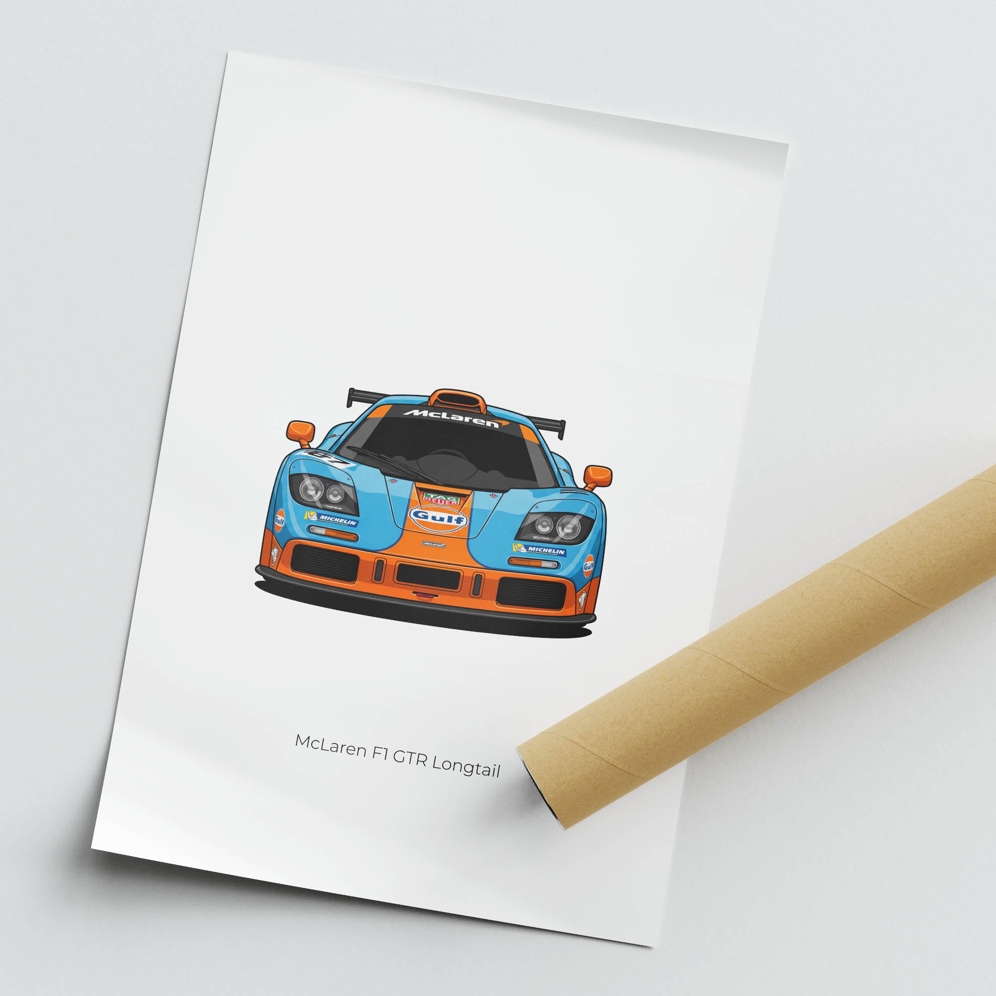 1997 McLaren GTR Longtail – Car Print