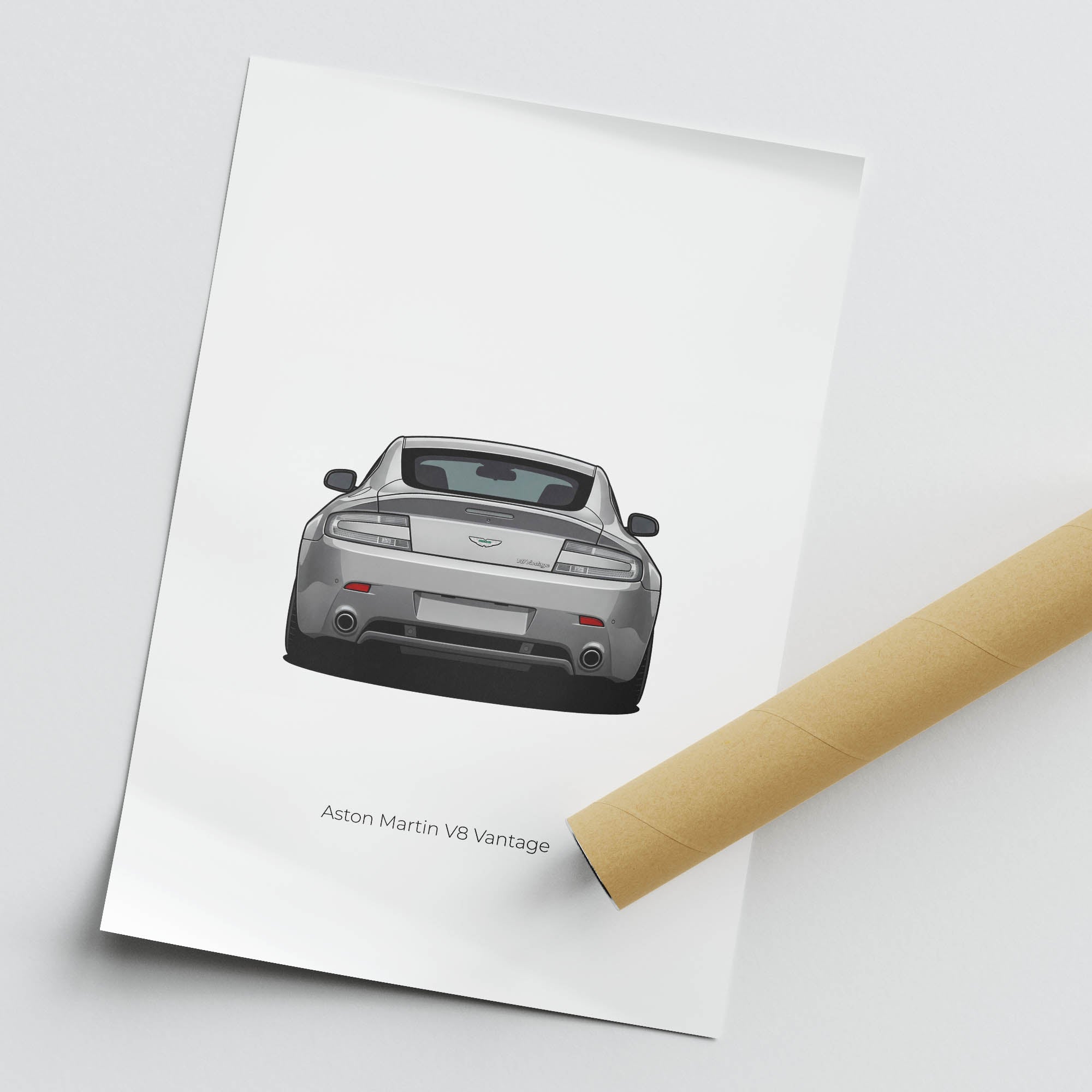 2006 Aston Martin V8 Vantage Titanium – Car Print