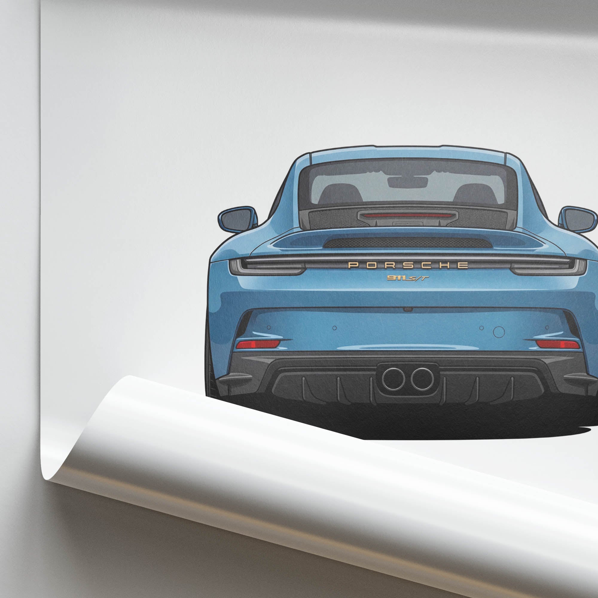2024 Porsche 911 S T Shore – Car Print