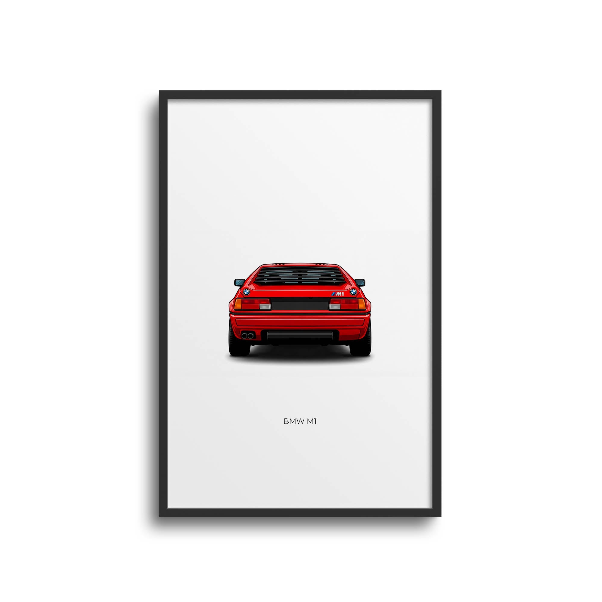 1978 BMW M1 – Car Print (Back)