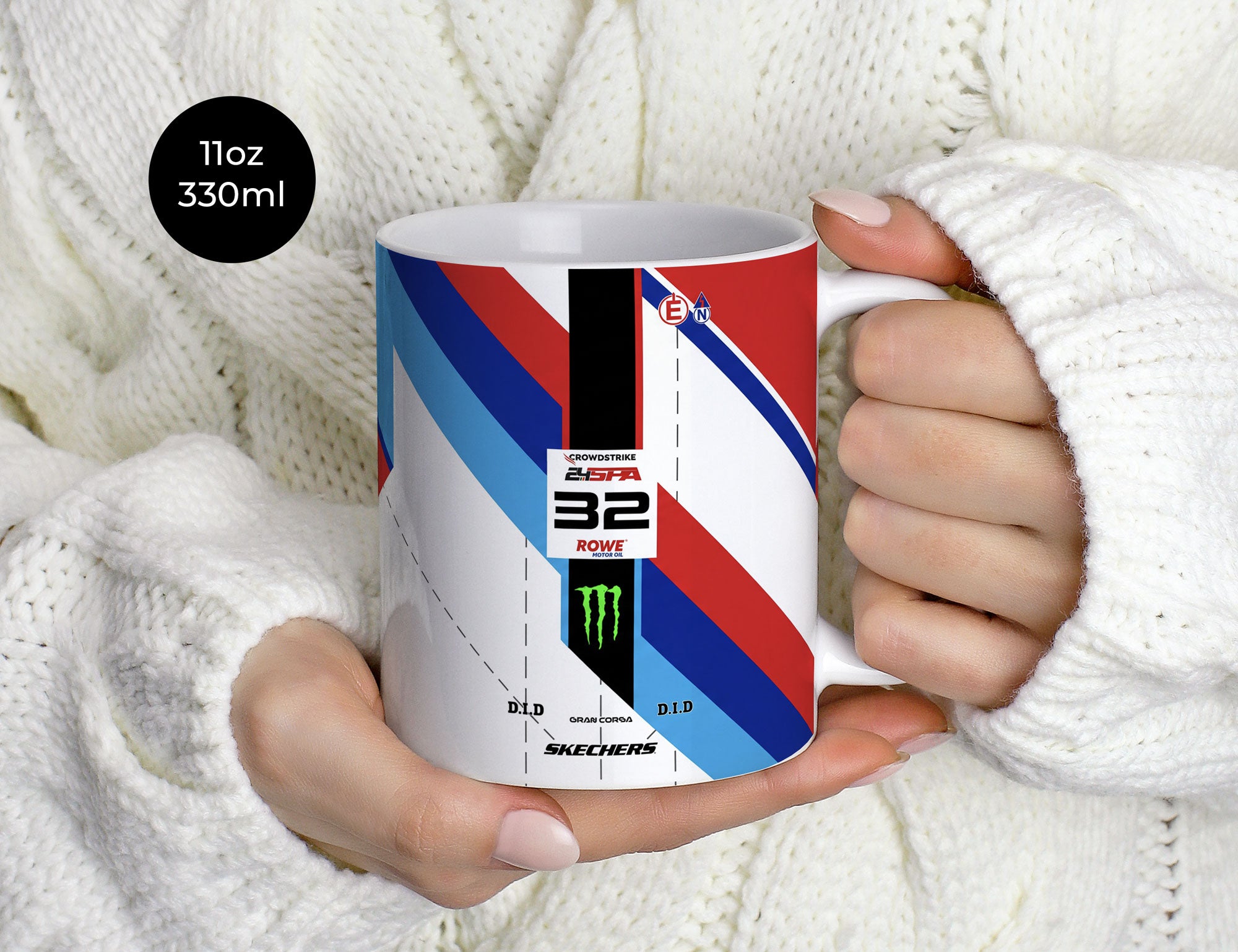 WRT M4 GT3 Mug – 24h Spa Racing Ceramic Coffee Tea Cup by Gran Corsa