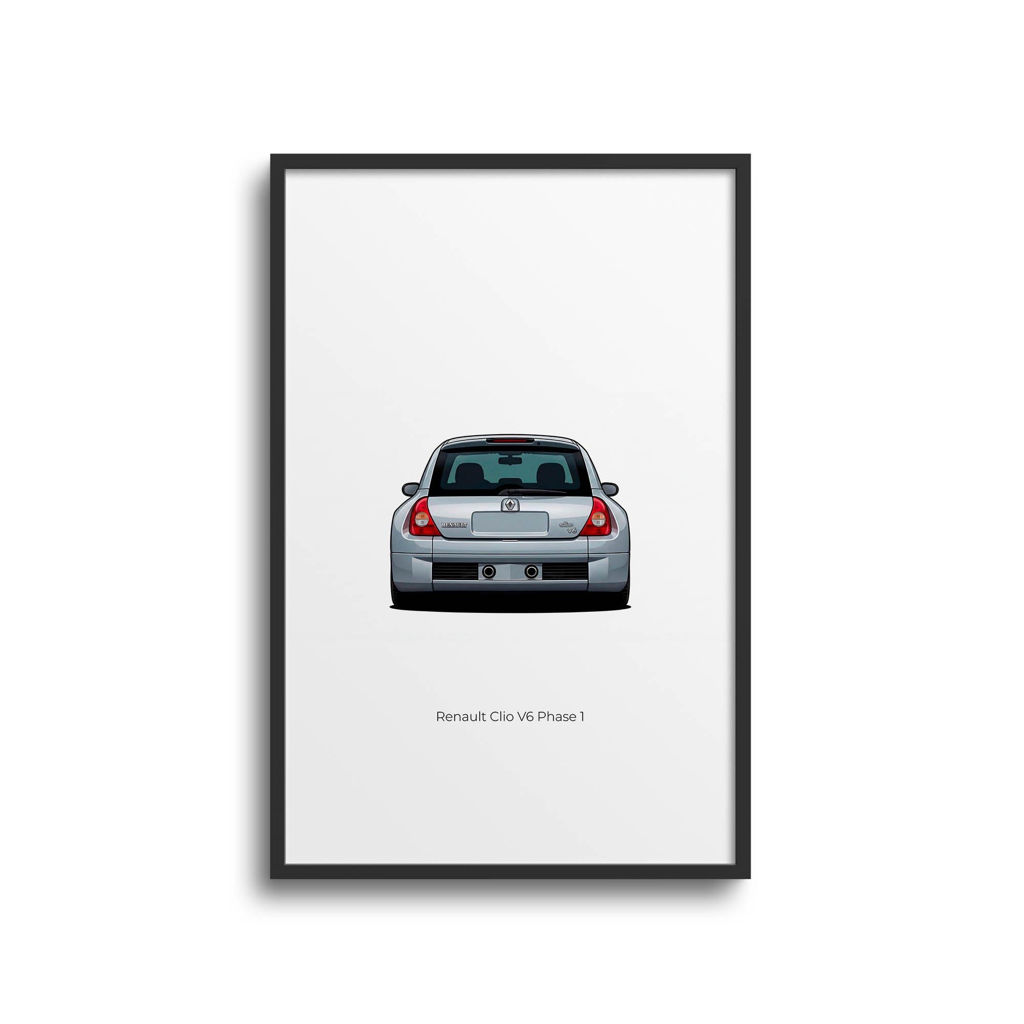 2003 Renault Clio V6 Phase 1 Iceberg – Car Print