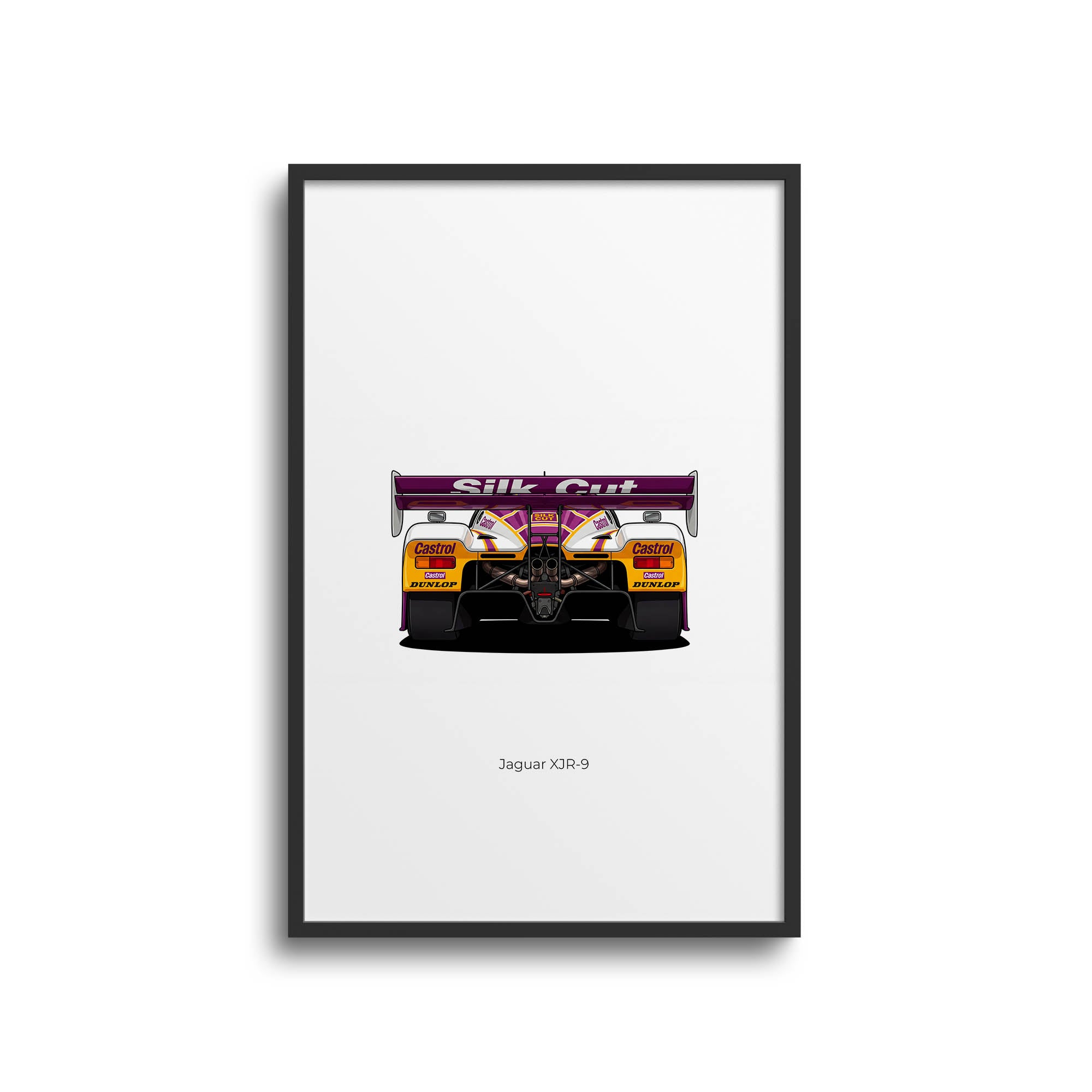 1988 Jaguar Xjr 9 Silk Cut – Car Print