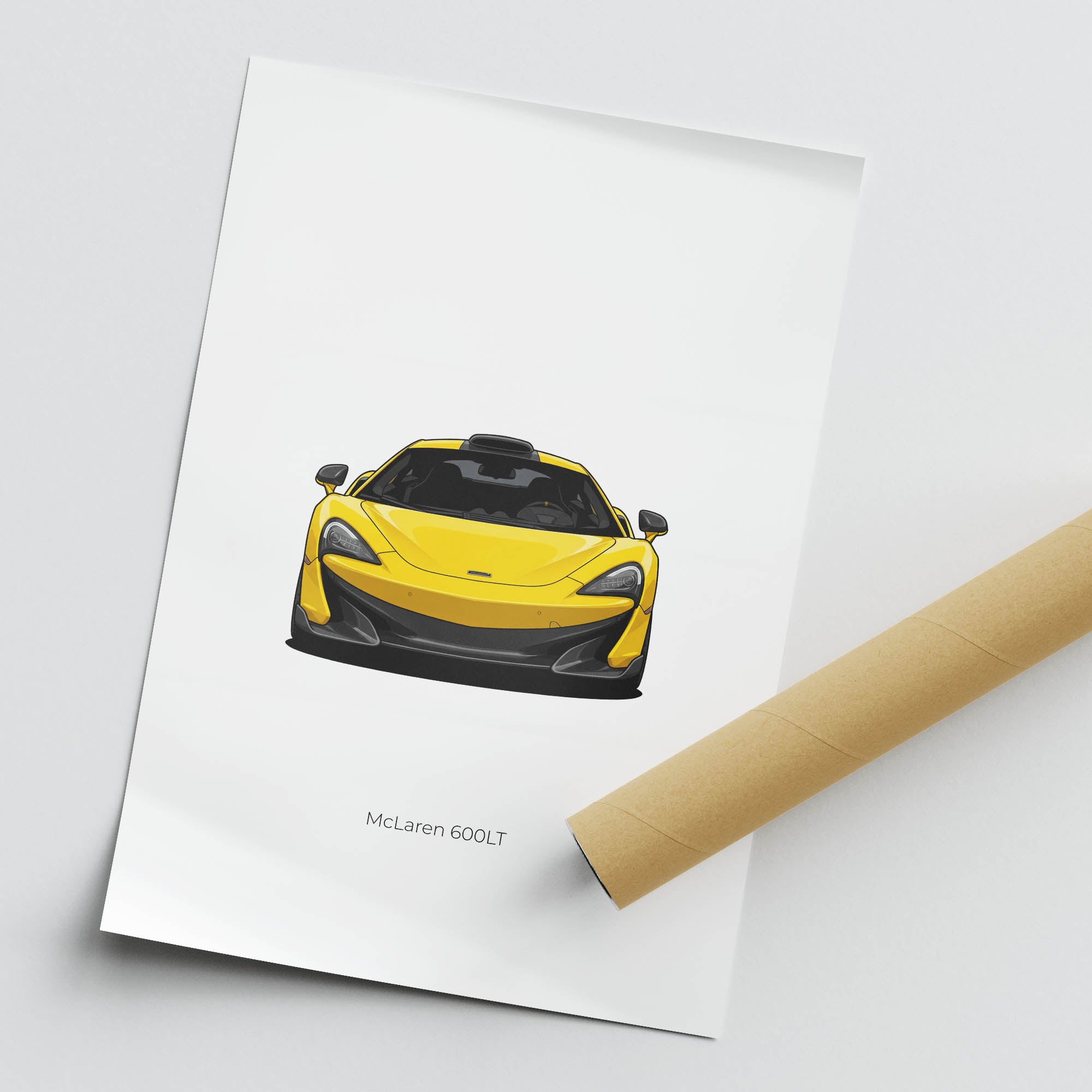 2019 McLaren 600LT Sicilian – Car Print