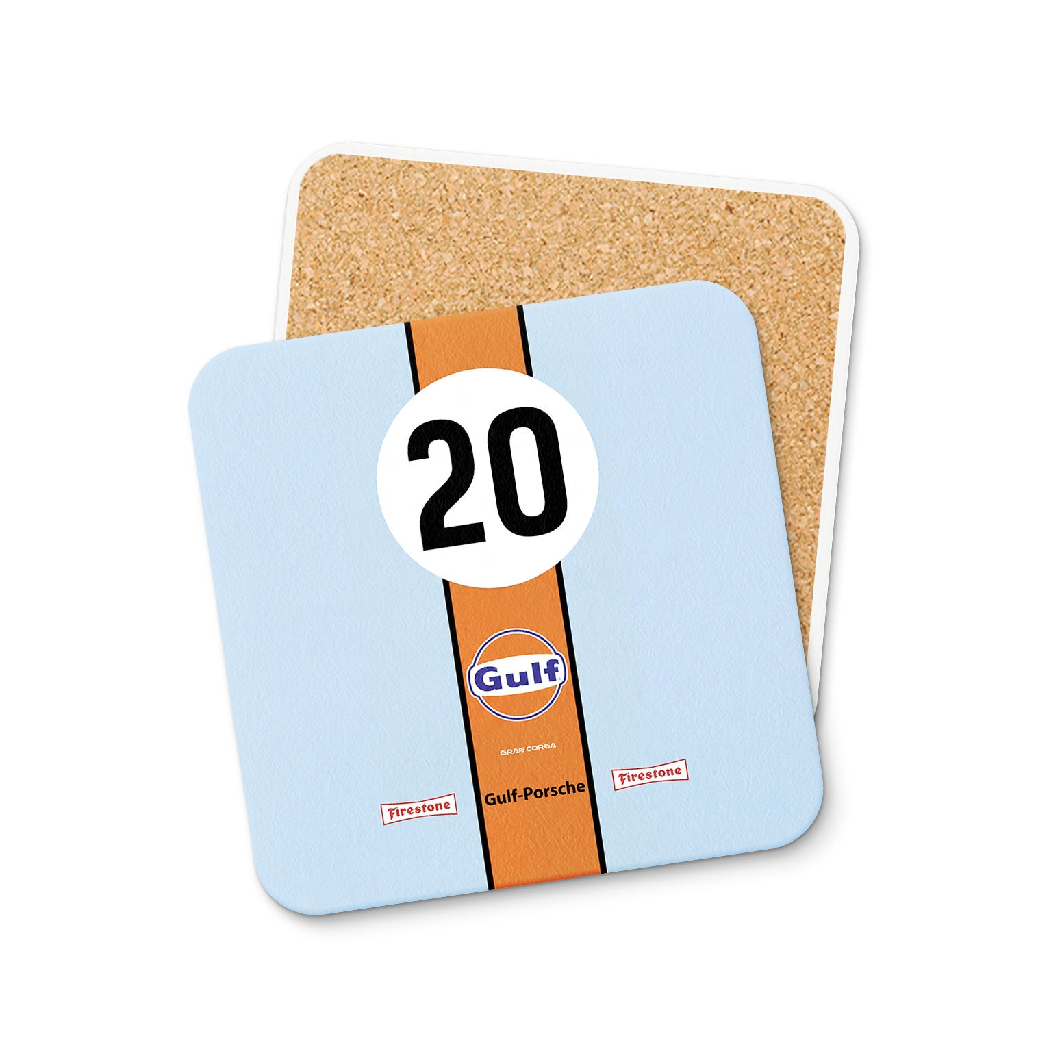 917K Gulf Coaster – Vintage 1970 Le Mans Race Car Table Protector