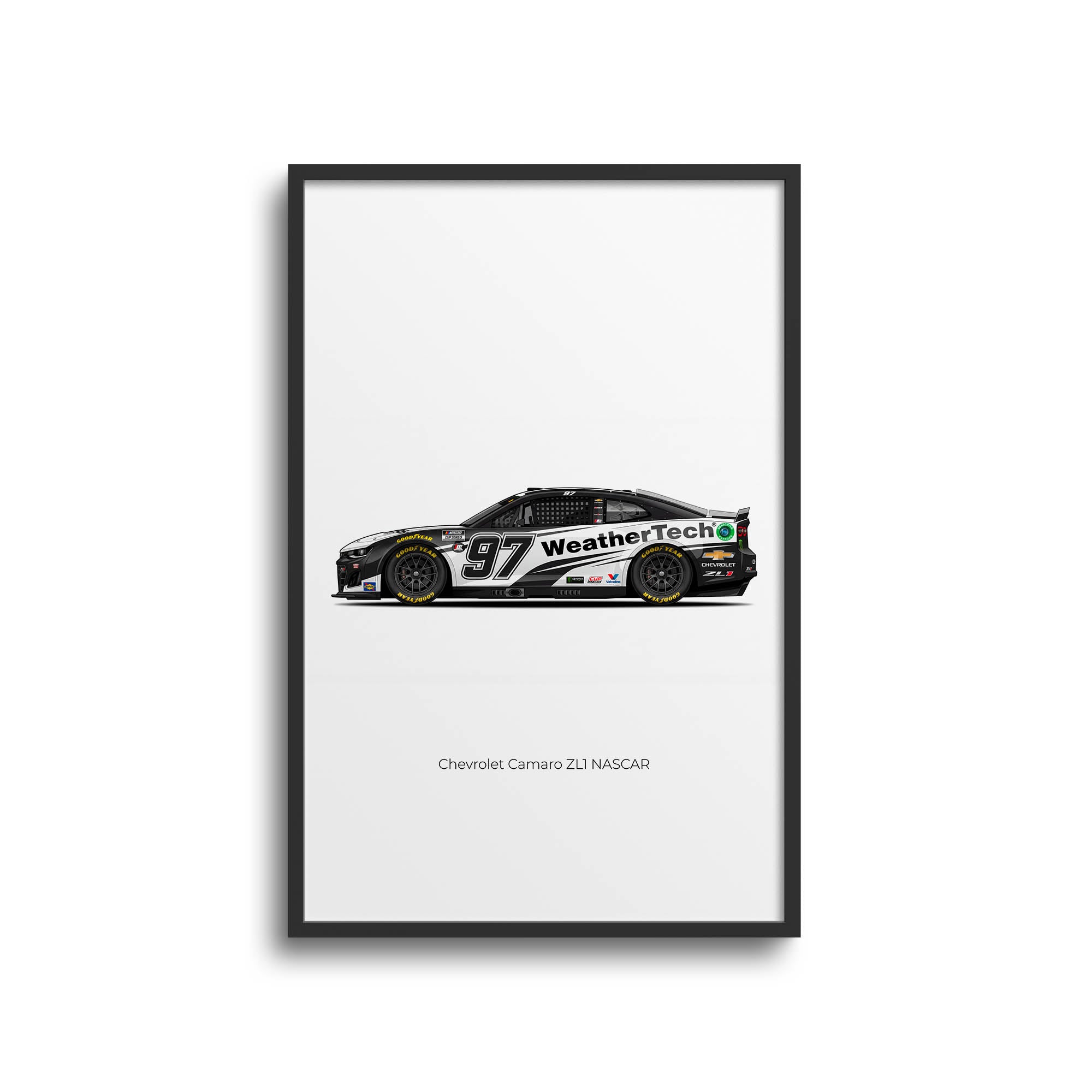 2025 Chevrolet Camaro ZL1 Shane Van – Car Print (Side)