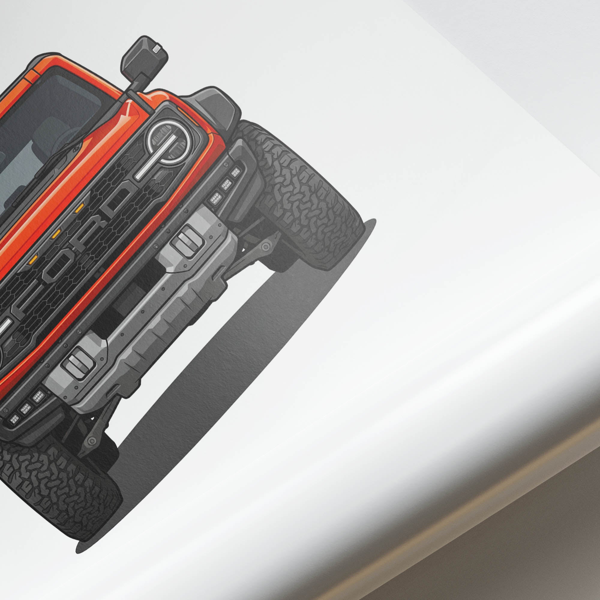 2022 Ford Bronco Raptor Code – Car Print