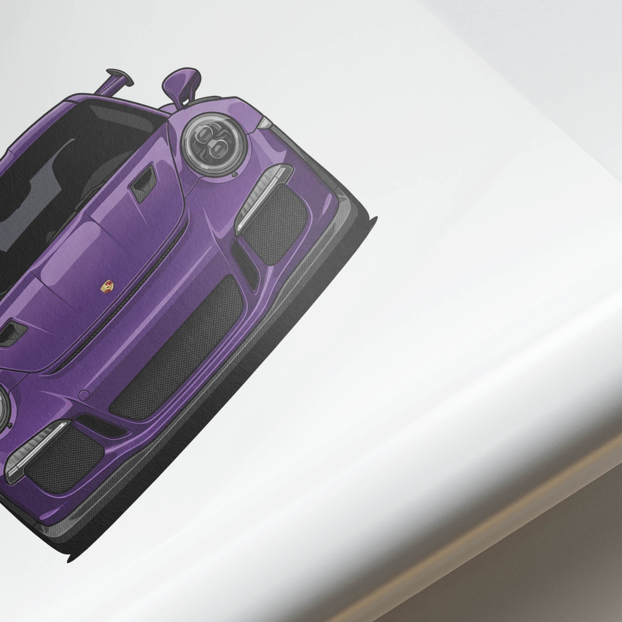 2016 Porsche 911 GT3 RS 991 1 Ultraviolet – Car Print