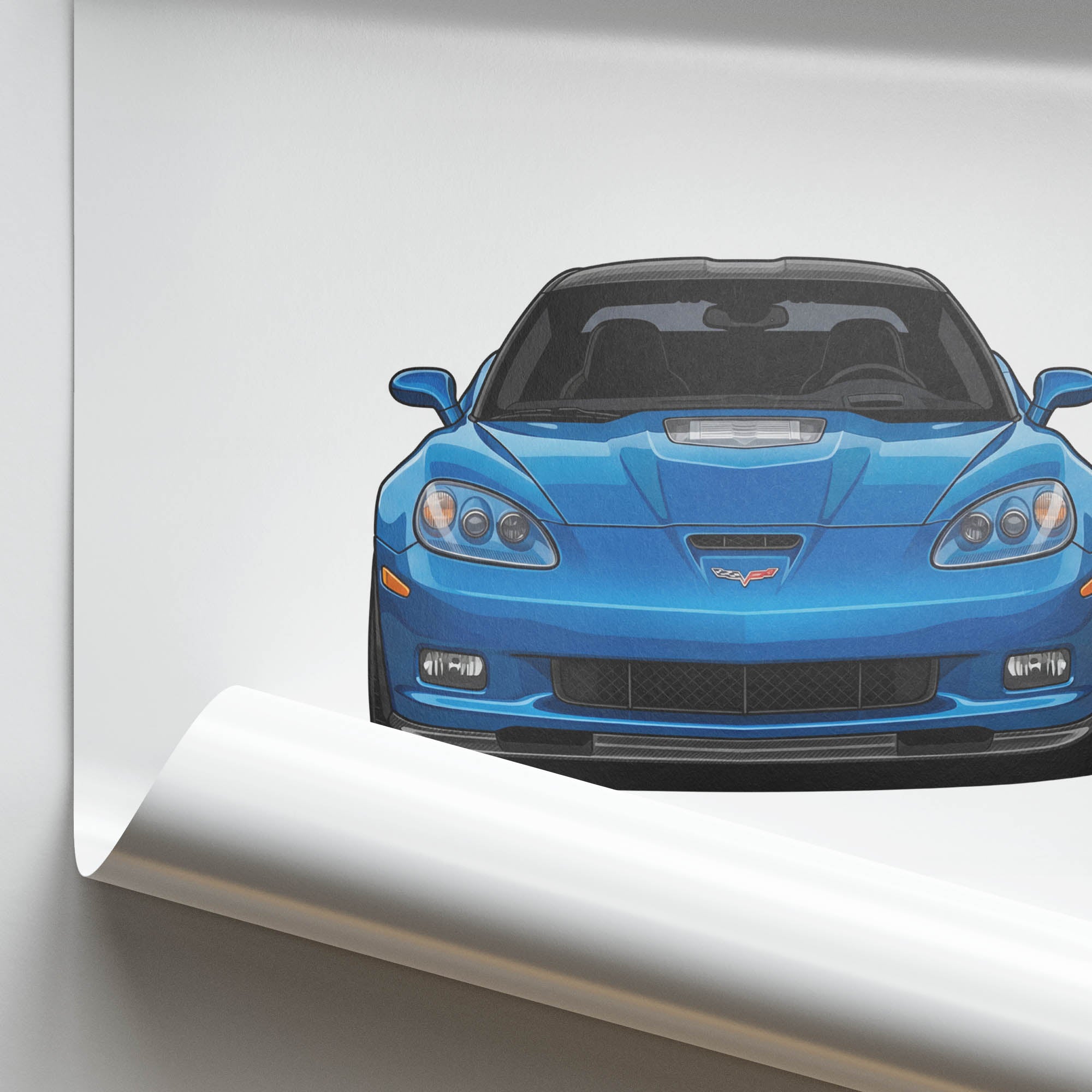 2009 Chevrolet Corvette ZR1 C6 Jetstream – Car Print