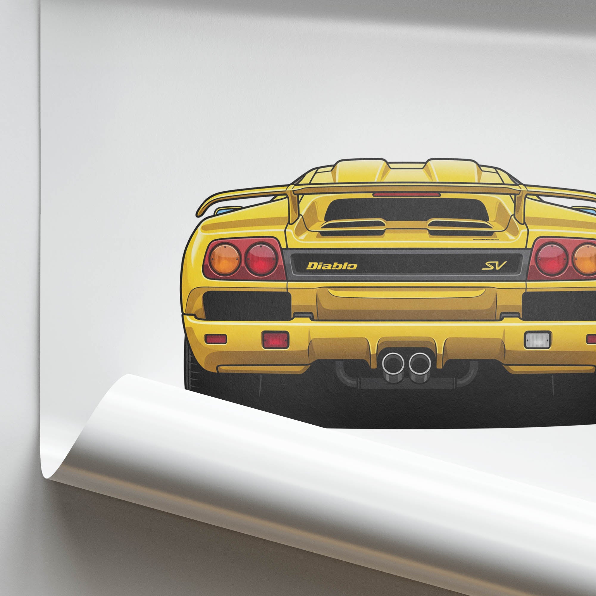 1997 Lamborghini Diablo SV – Car Print
