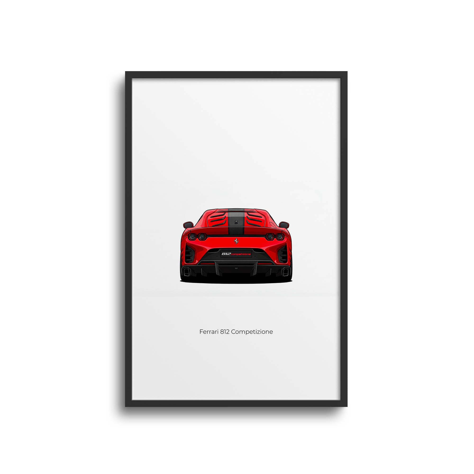 2021 Ferrari 812 Competizione – Car Print