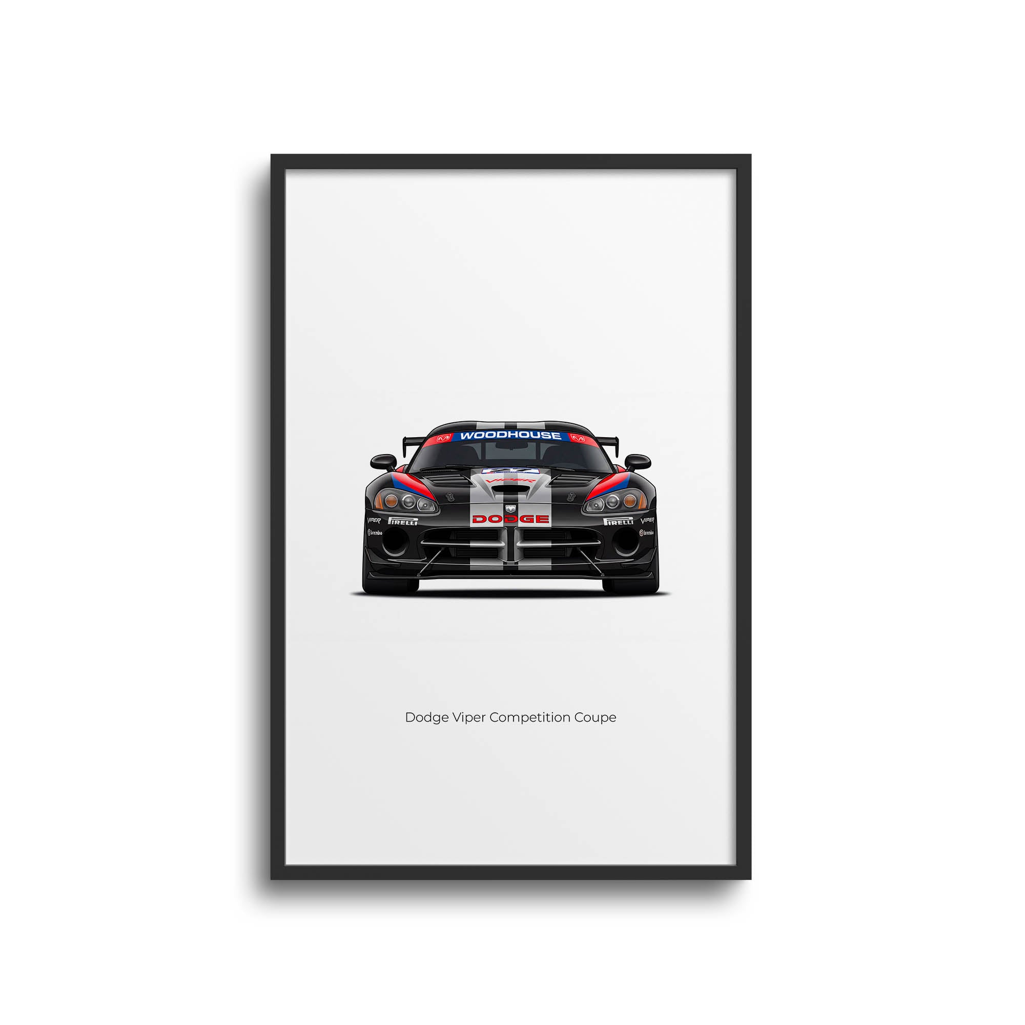 2003 Dodge Viper Competition Coupe Woodhouse – Car Print