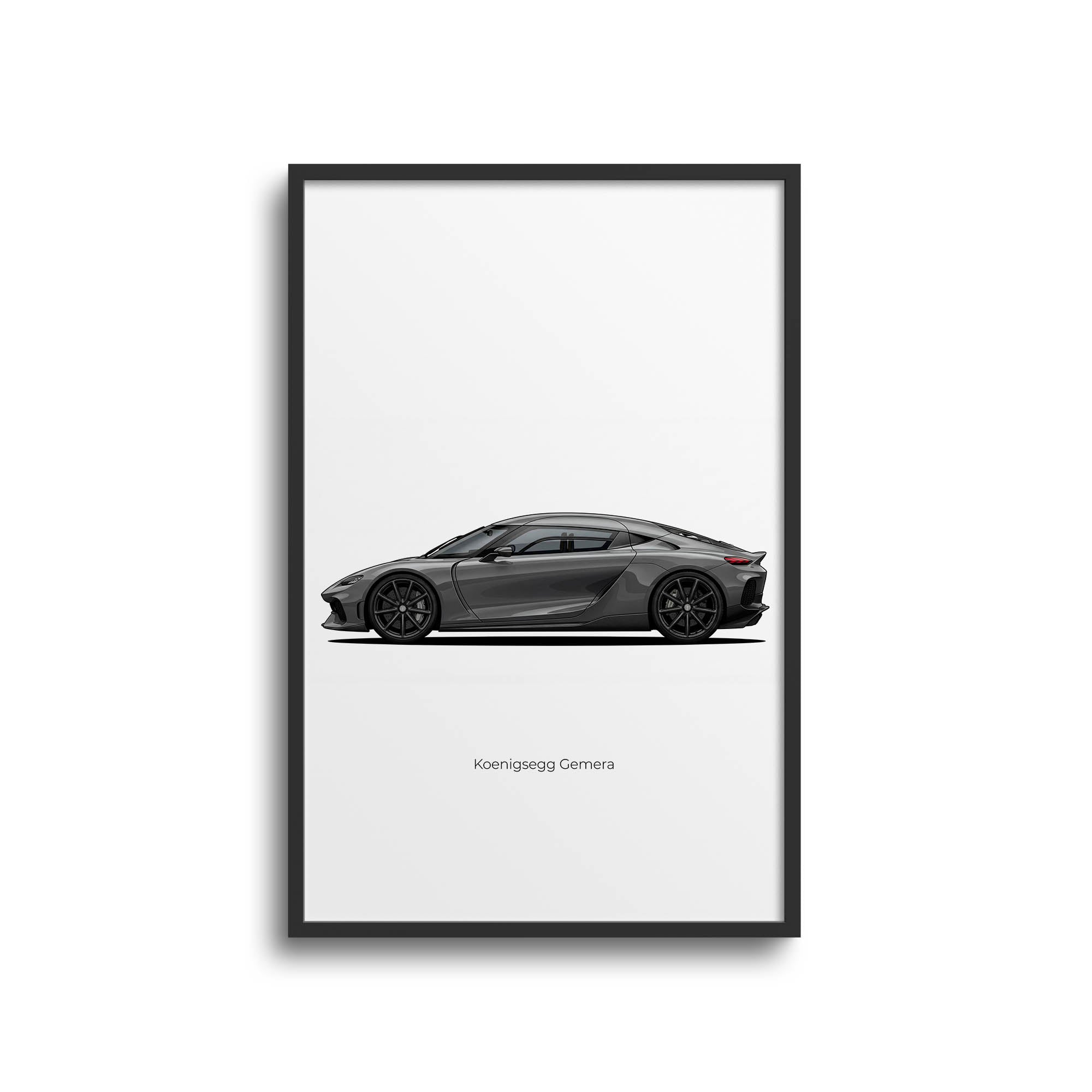 2023 Koenigsegg Gemera – Car Print (Side)