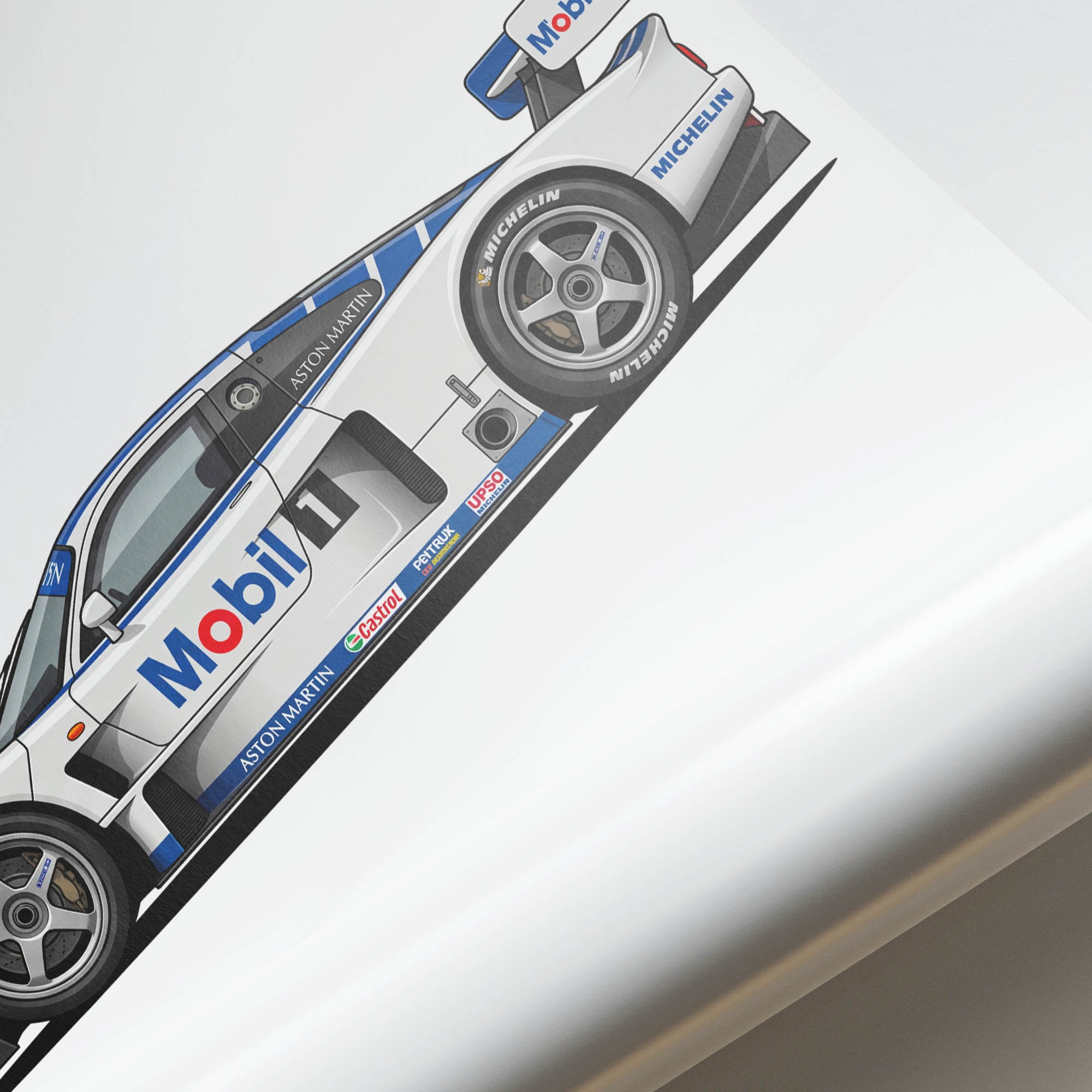 1989 Aston Martin AMR1 Mobil – Car Print