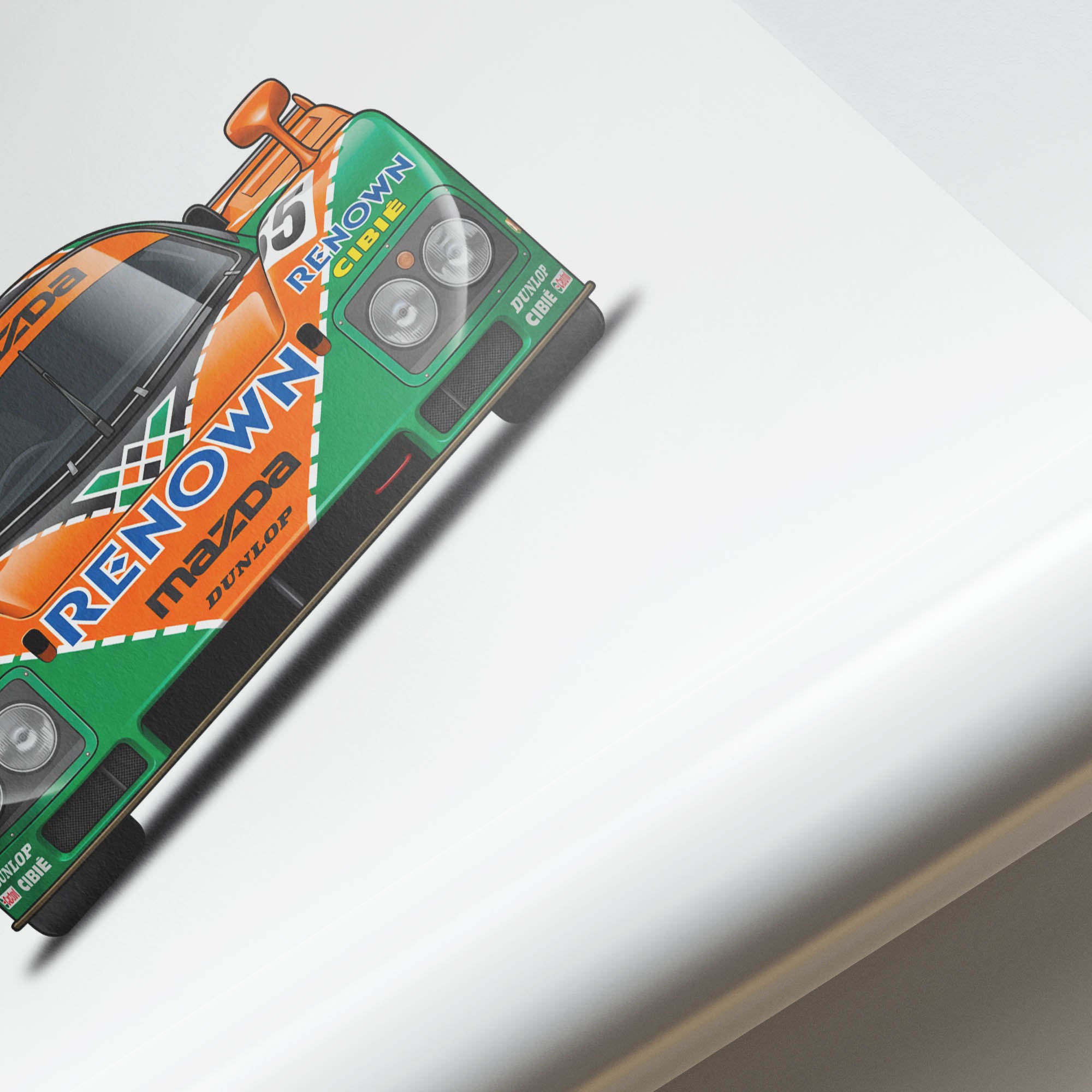 1991 Mazda 787B 55 Johnny Herbert – Car Print