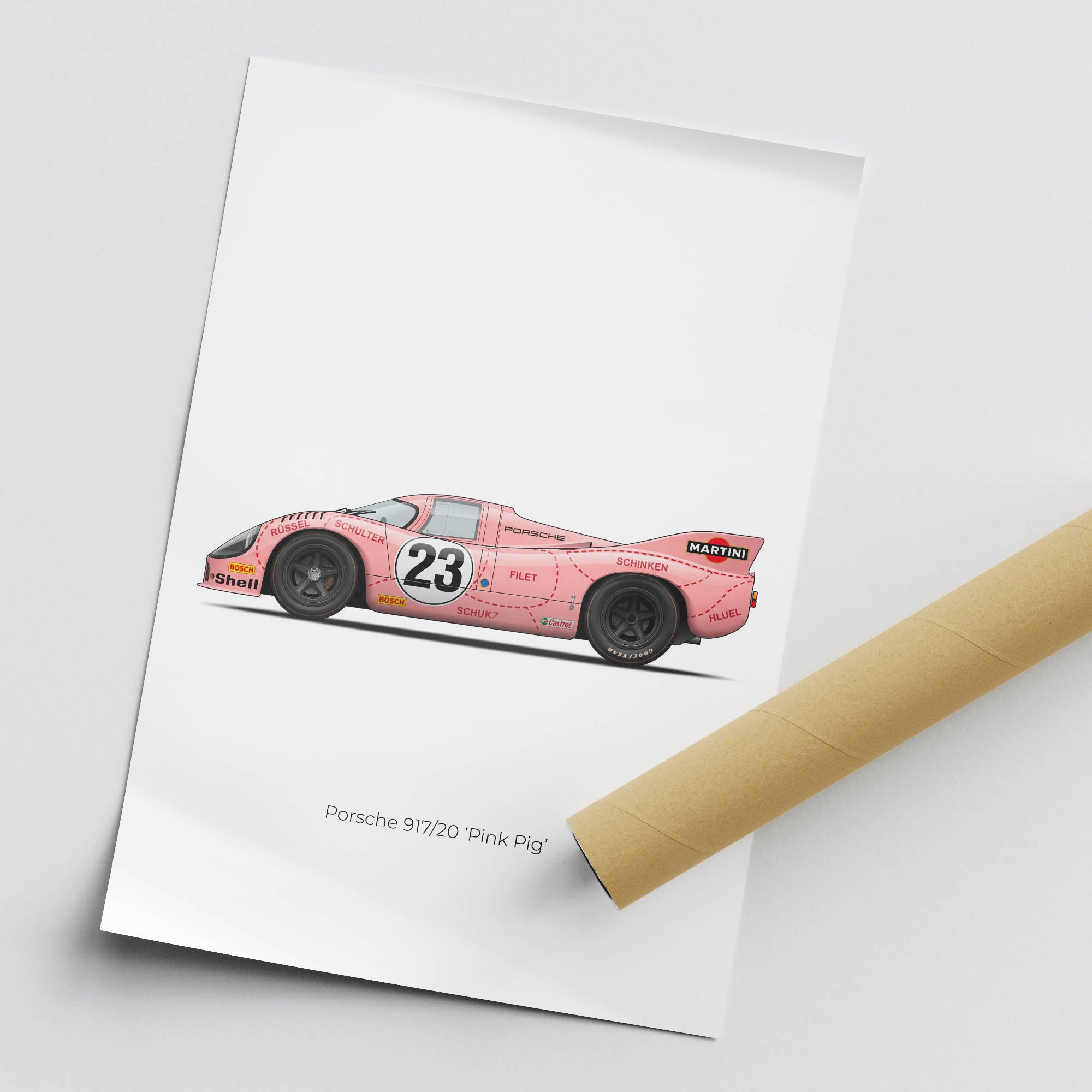 1971 Porsche – Car Print