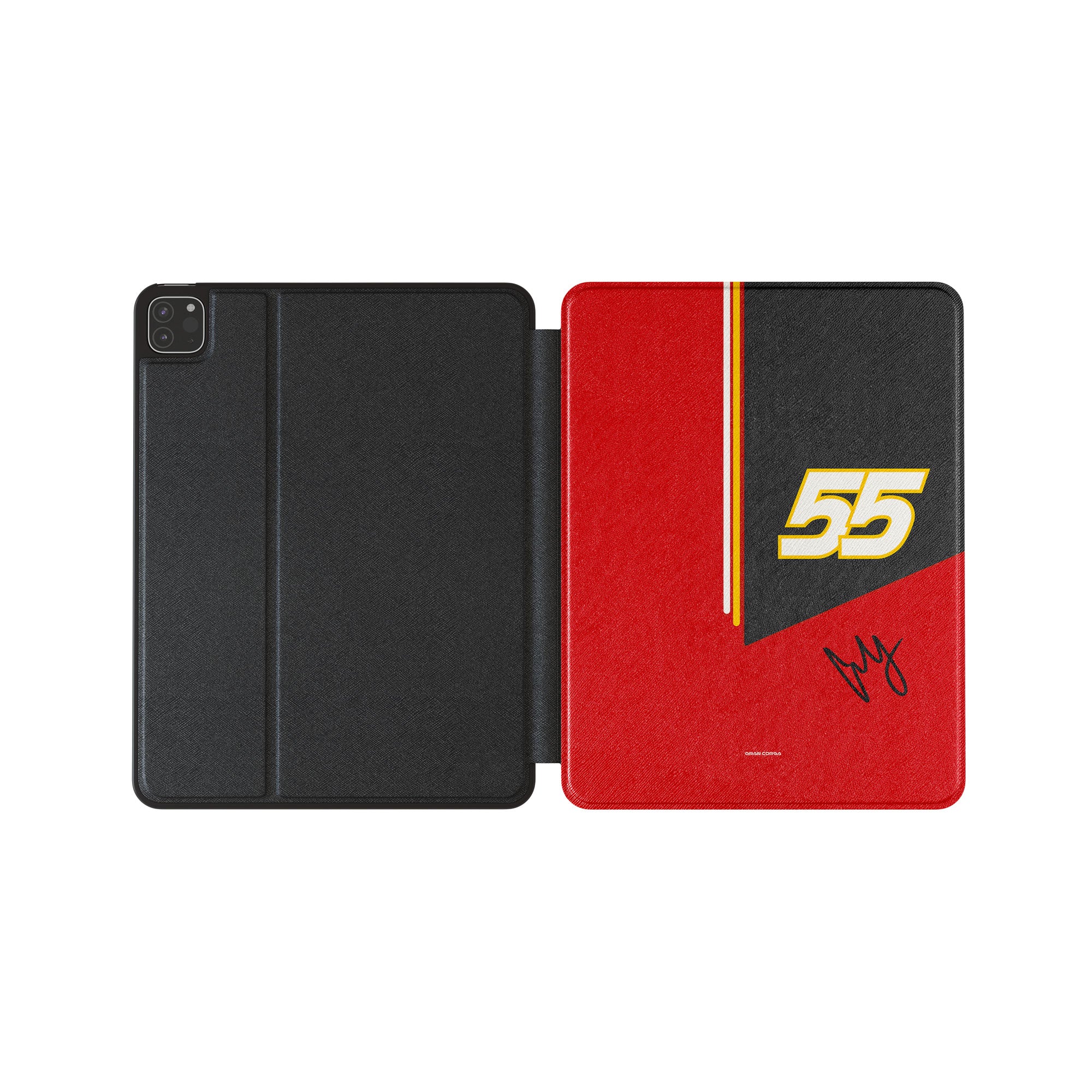 Ferrari iPad Case - Carlos Sainz SF-24 F1 Racing Design with Durable Protection