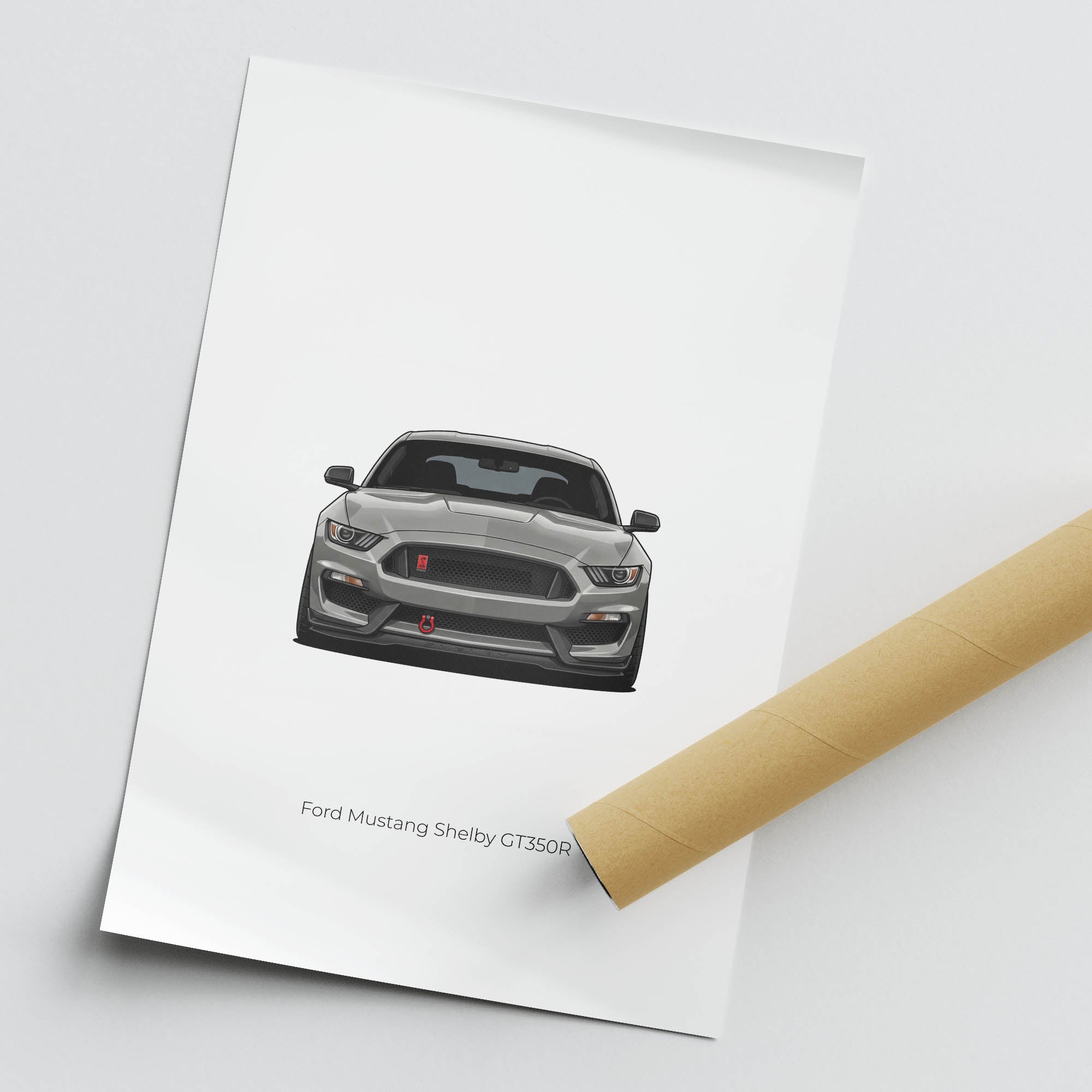2016 Ford Mustang Shelby GT350R Avalanche – Car Print