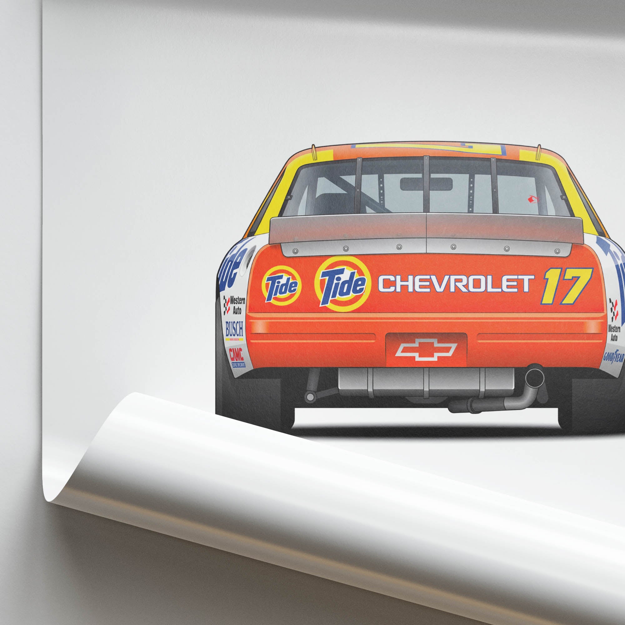 1990 Chevrolet Lumina Darrell Waltrip Tide – Car Print
