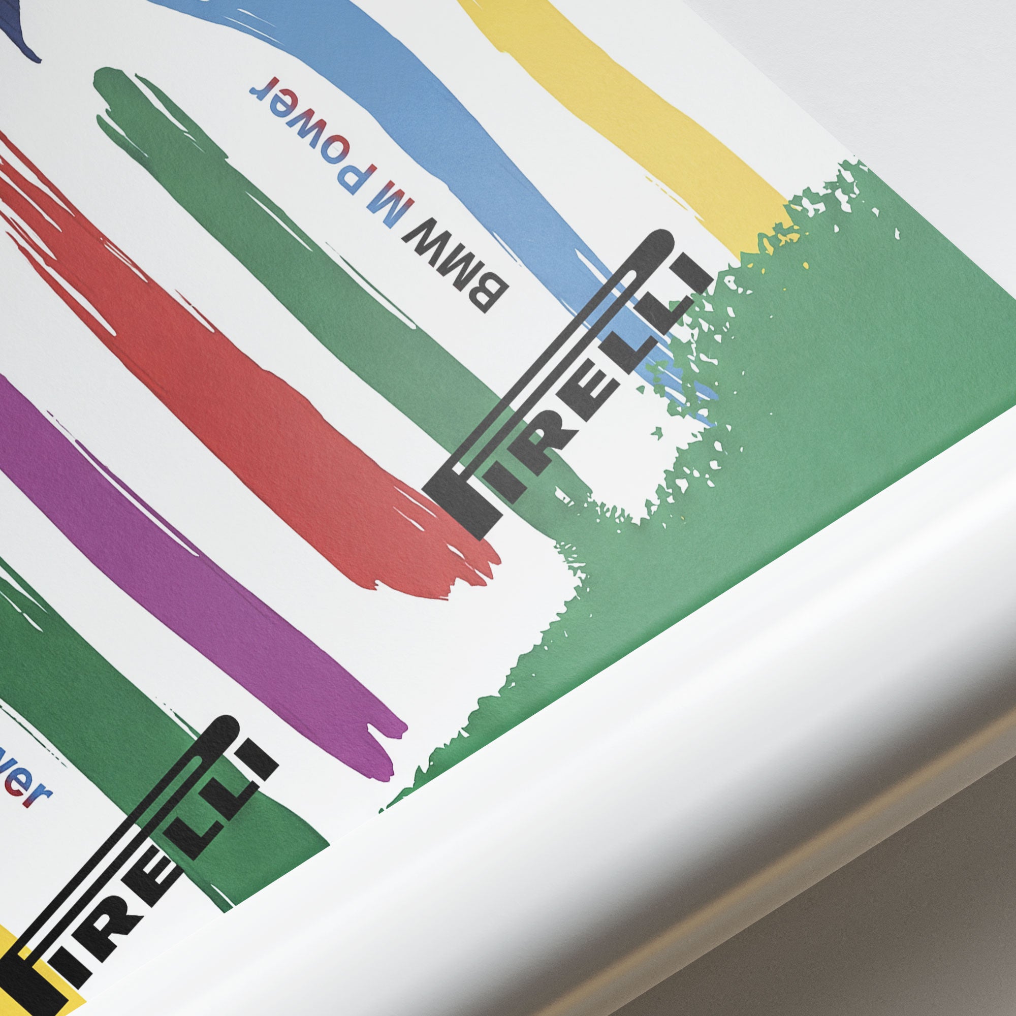 Benetton B186 F1 1986 – Poster