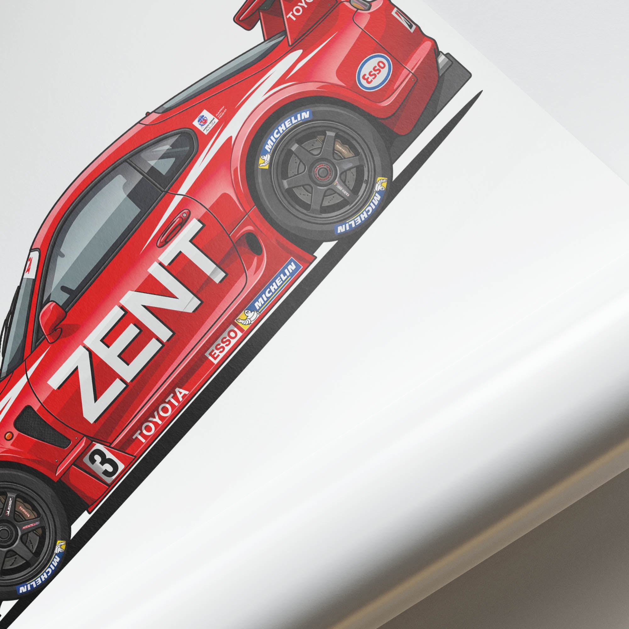 1999 Toyota GT One TS020 Zent – Car Print