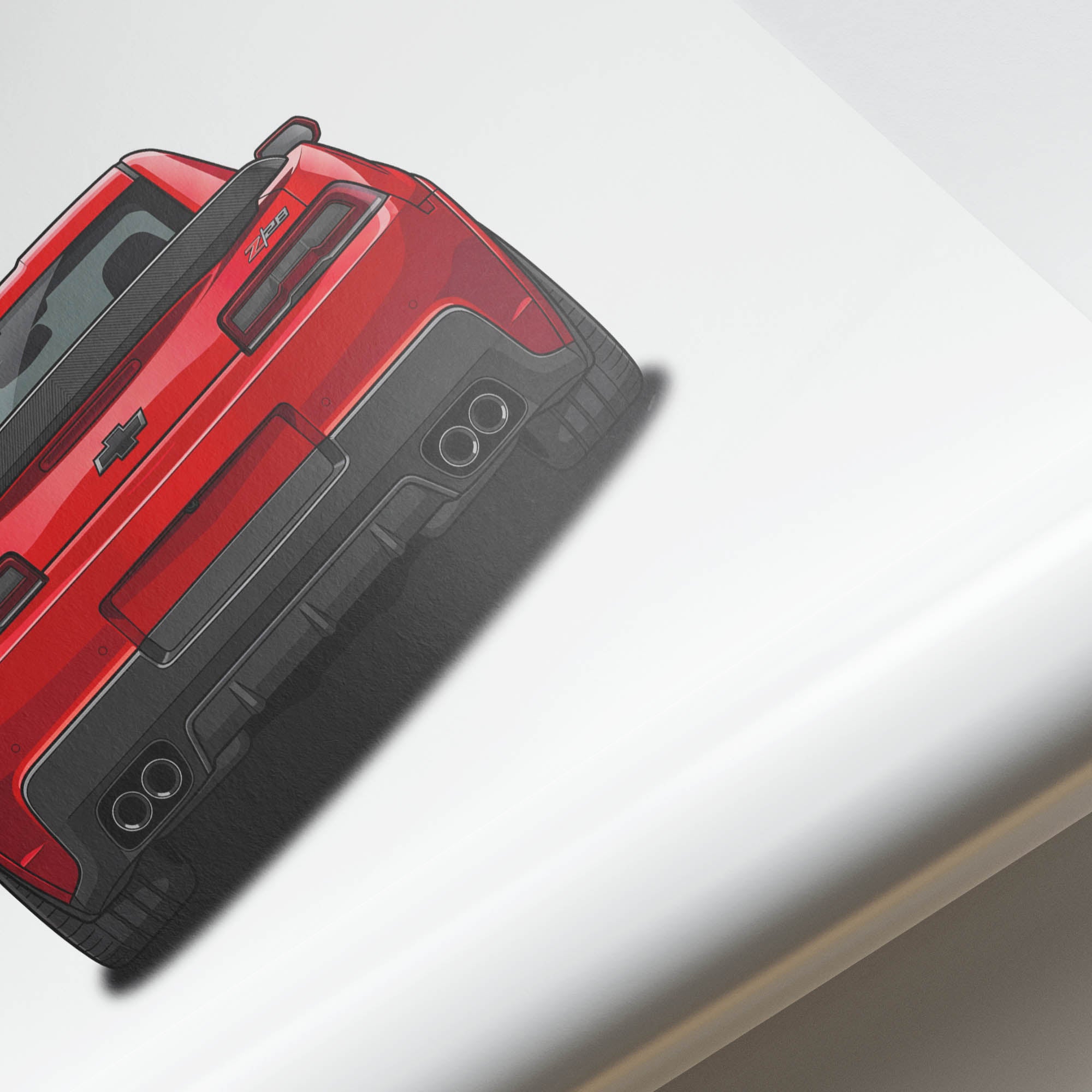 2014 Chevrolet Camaro Z – Car Print (Back)