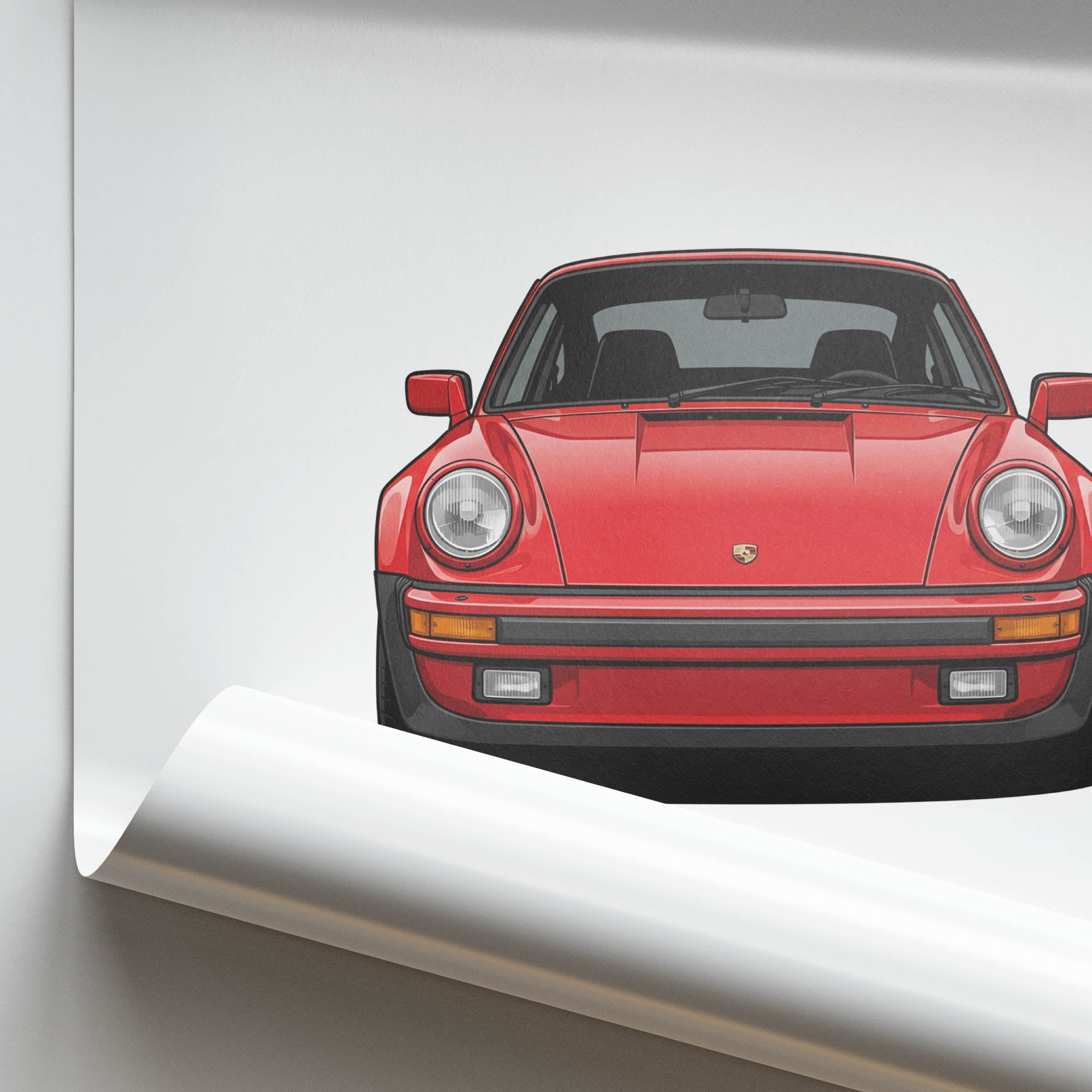 1976 Porsche 911 Turbo 930 Guards – Car Print