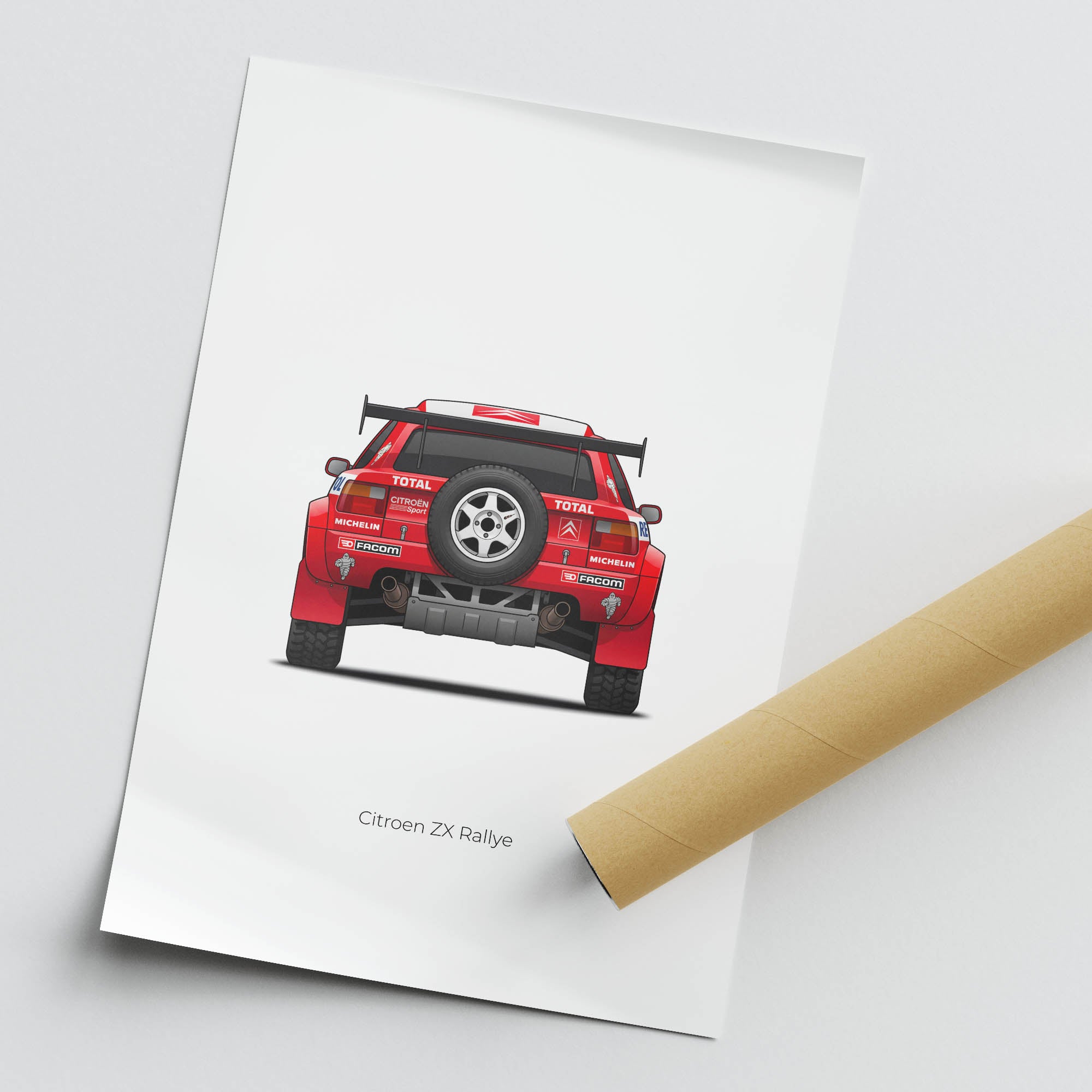 1992 Citroen Zx Rallye – Car Print