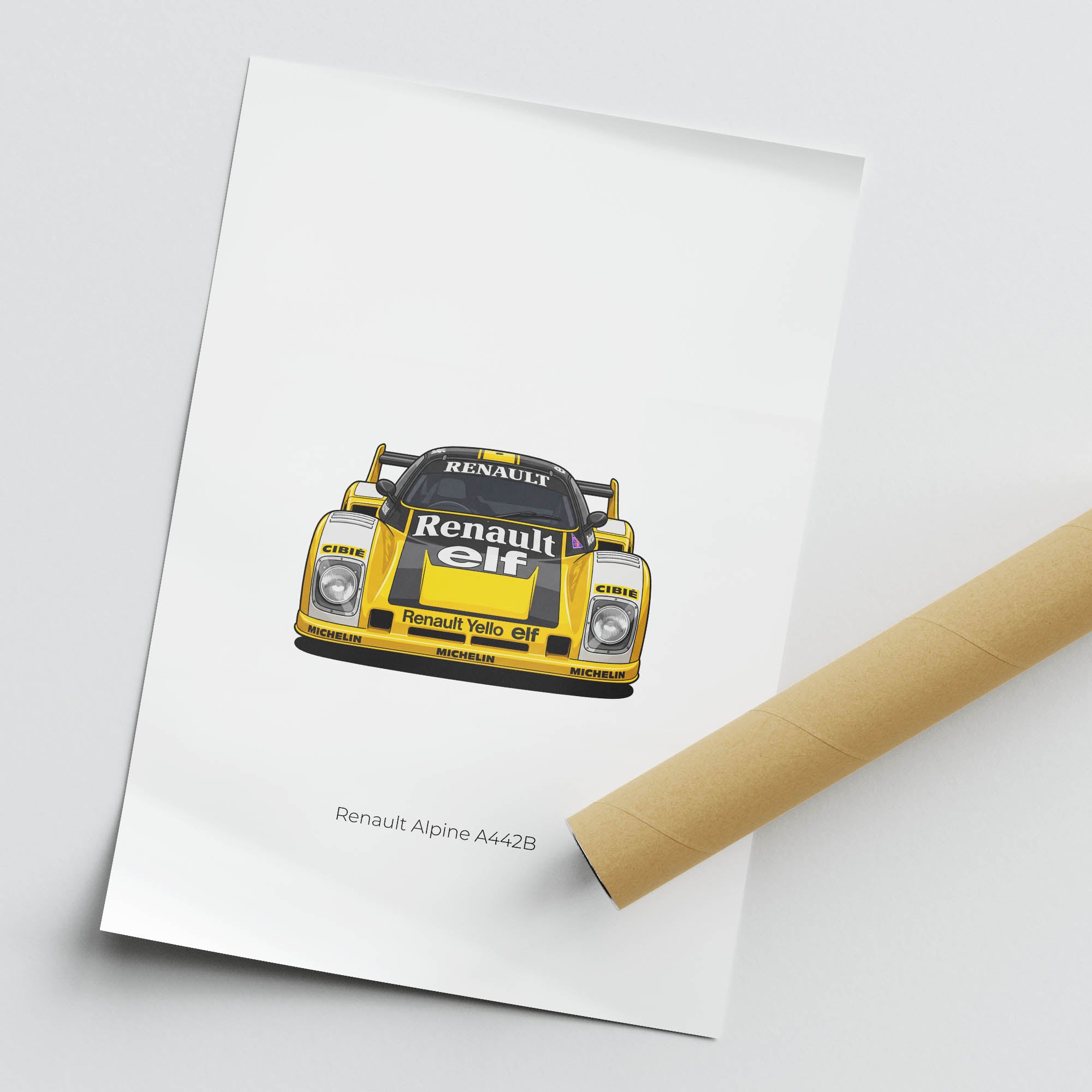 1978 Renault Alpine A442B Renault – Car Print