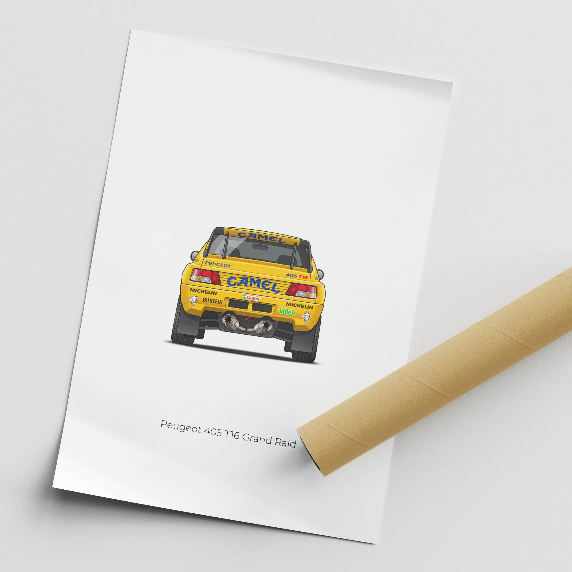 1990 Peugeot 405 T16 Grand – Car Print