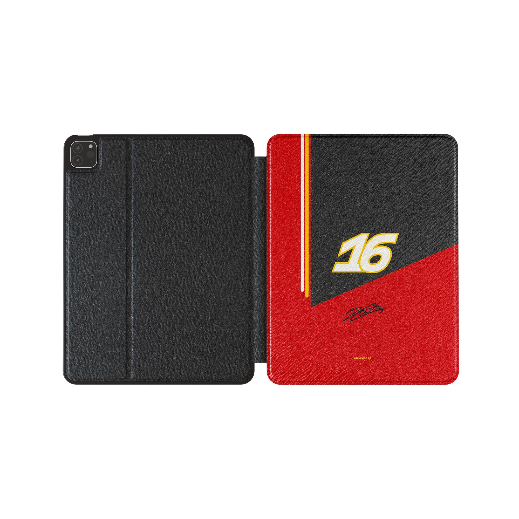 Ferrari iPad Case – Charles Leclerc 2025 F1 Season Slim Protective Cover
