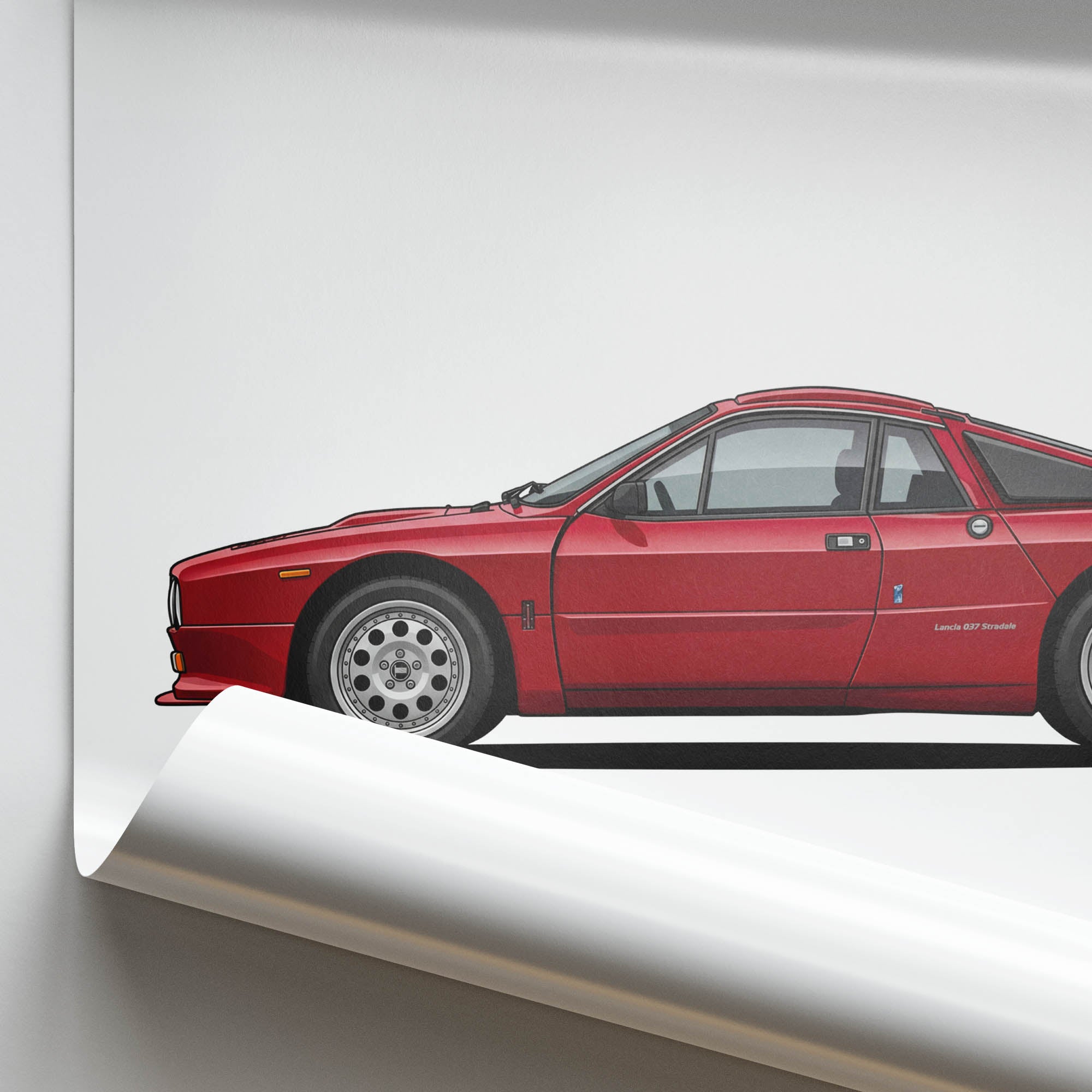 1982 Lancia 037 Stradale – Car Print (Side)