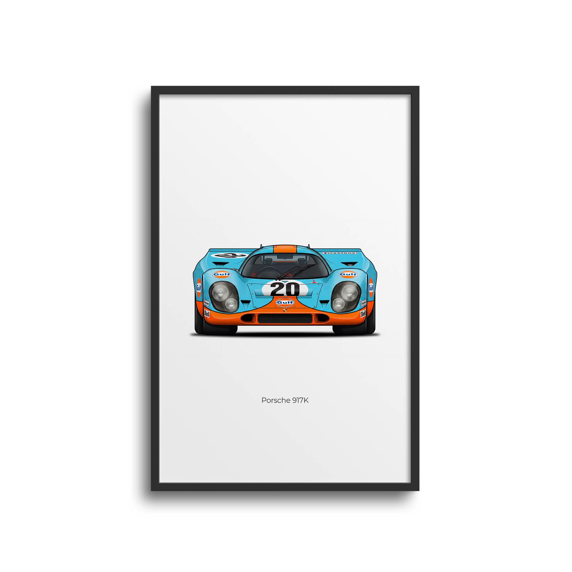 1970 Porsche 917K Steve Mcqueen – Car Print