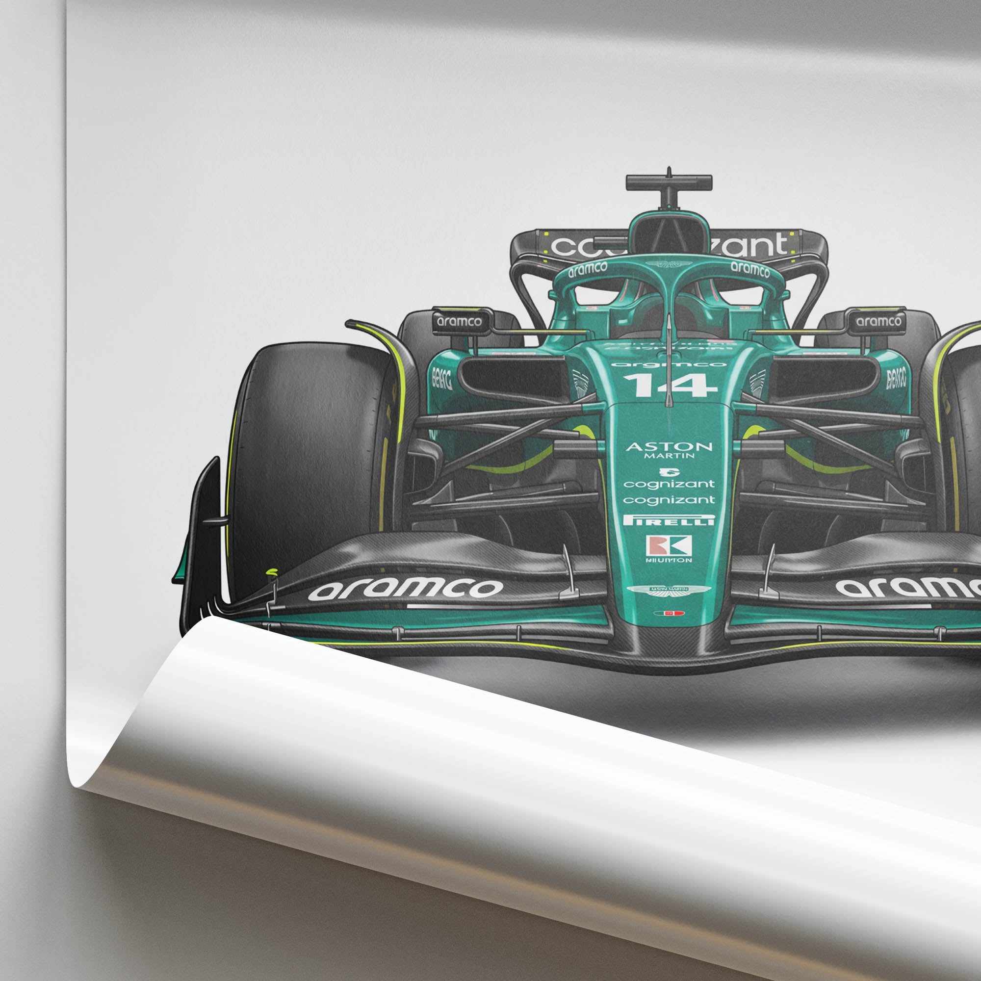 2025 Aston Martin AMR25 Fernando Alonso – Car Print