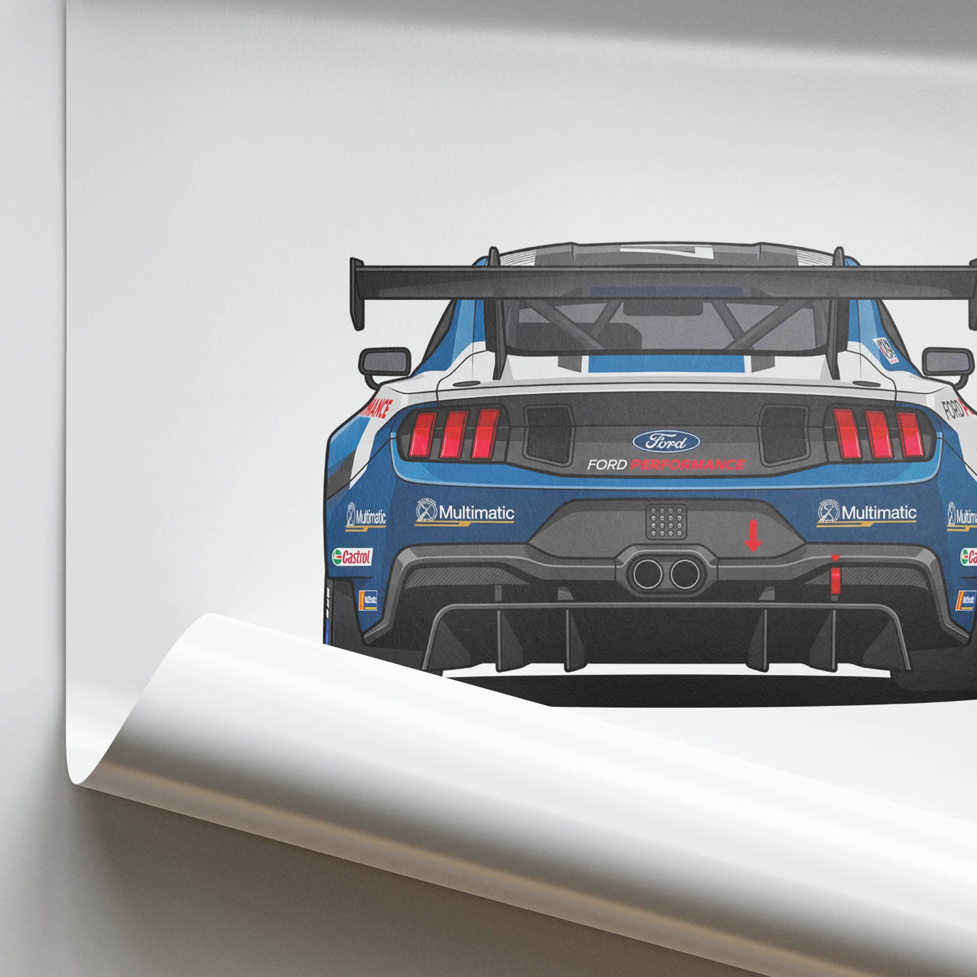 2024 Ford Mustang GT3 Ford Performance – Car Print