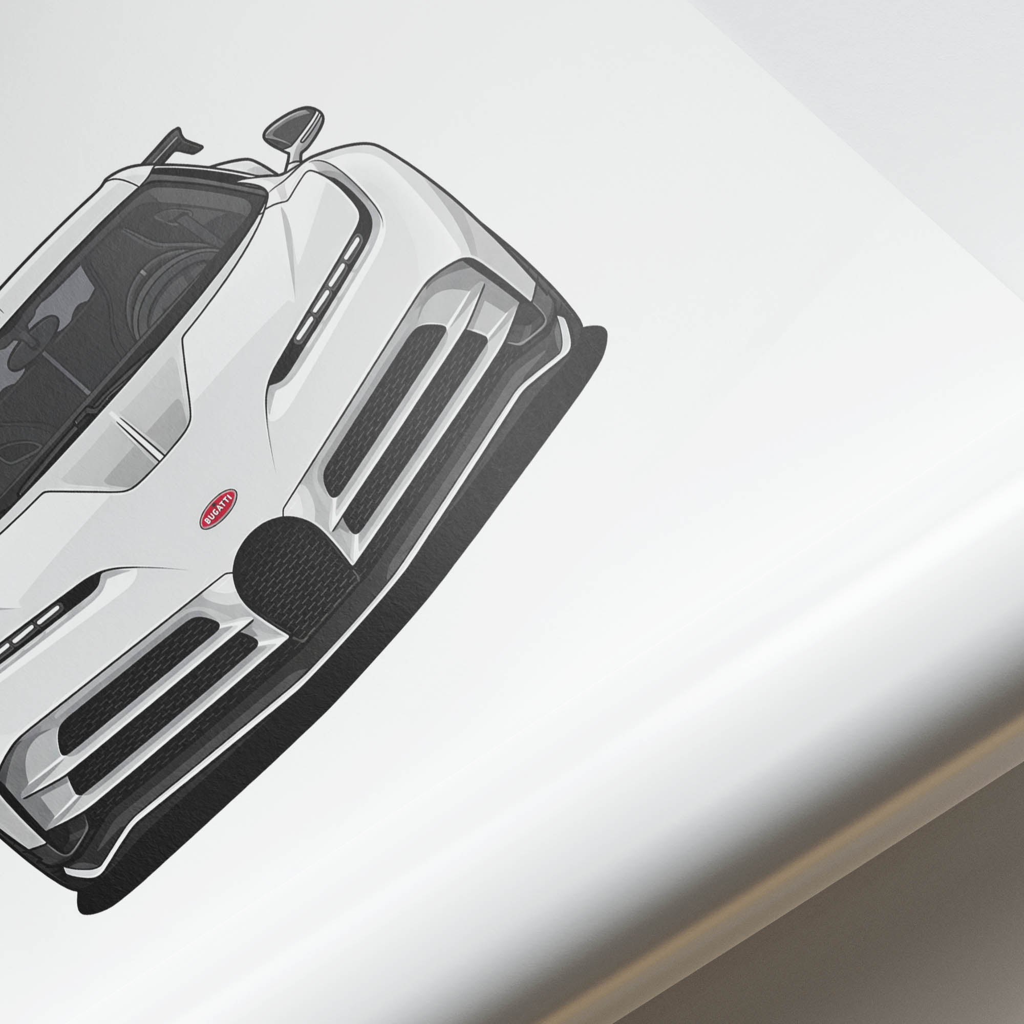 2022 Bugatti Centodieci – Car Print
