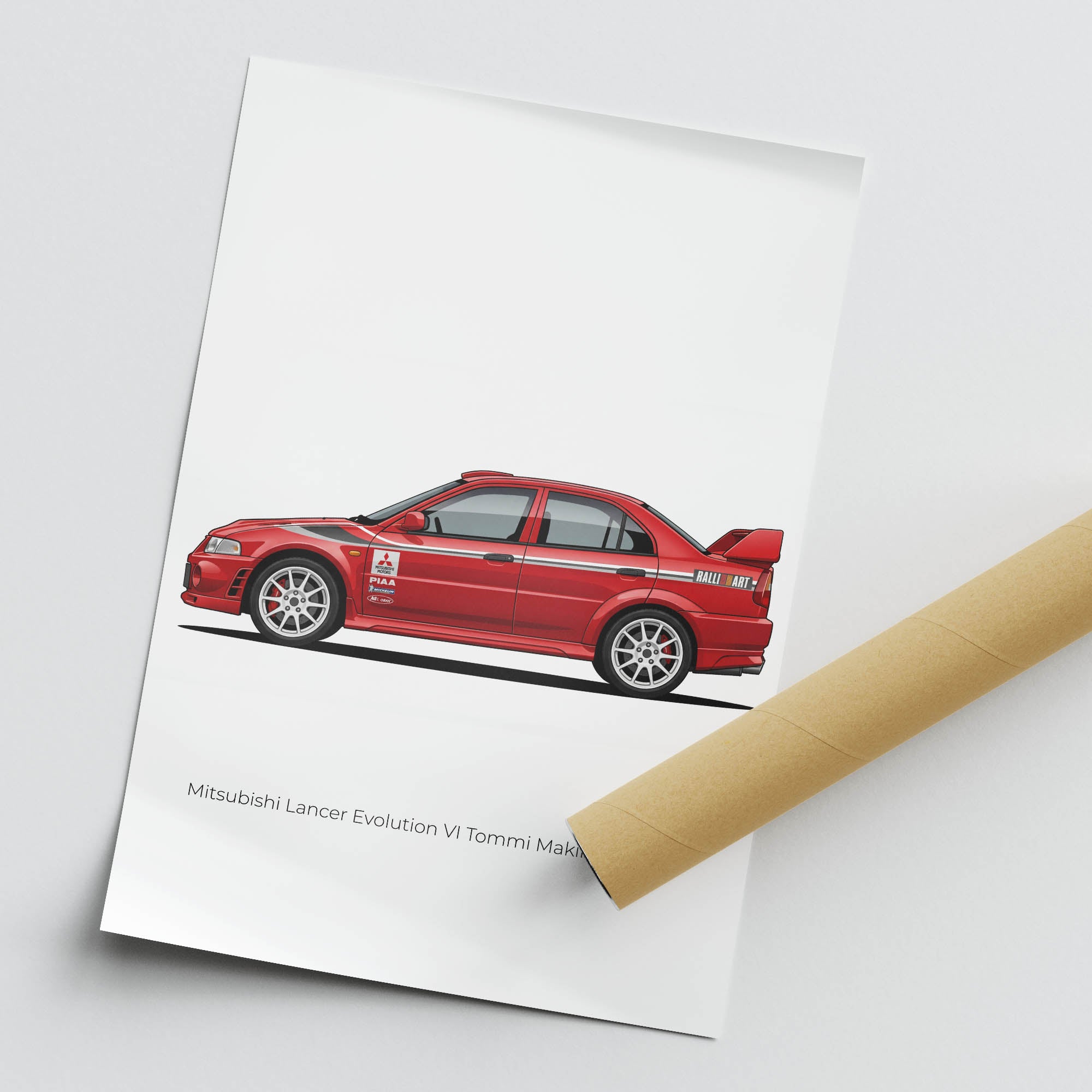 2000 Mitsubishi Lancer Evolution VI Tommi M – Car Print