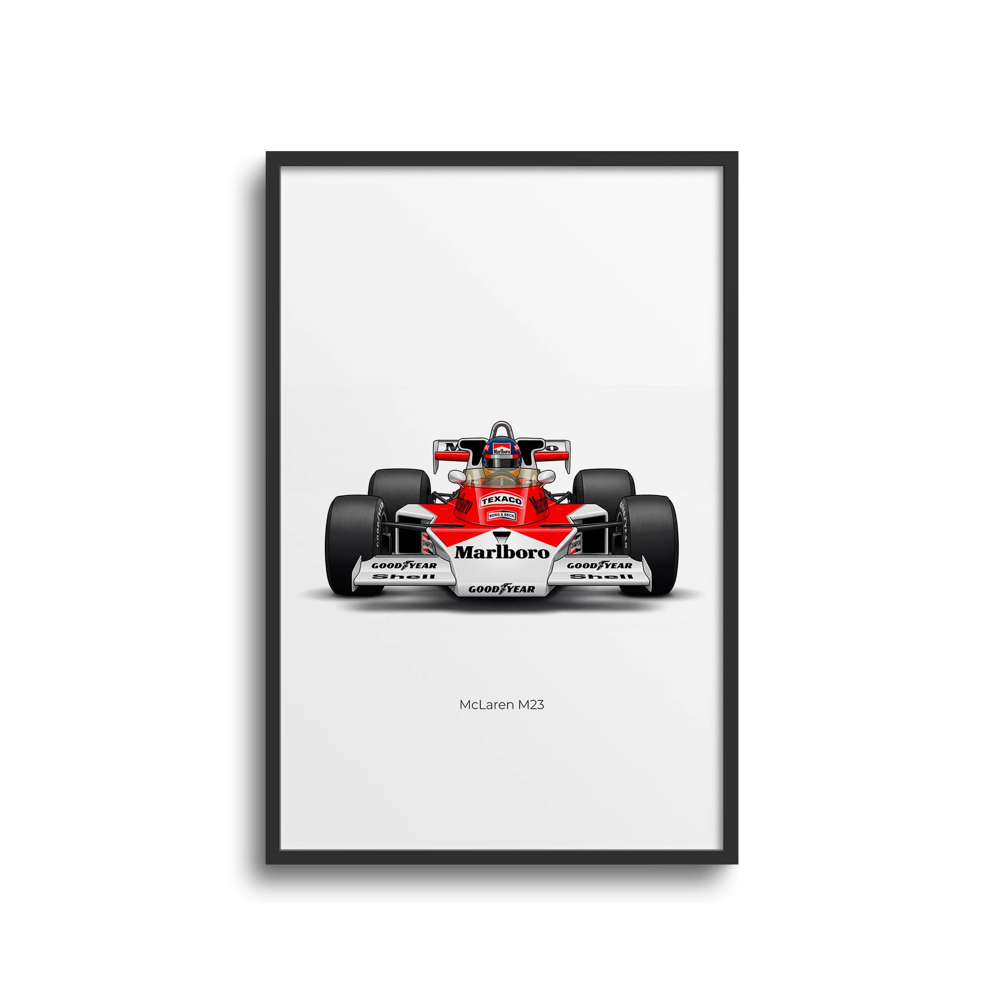 1976 McLaren M23 James Hunt – Car Print
