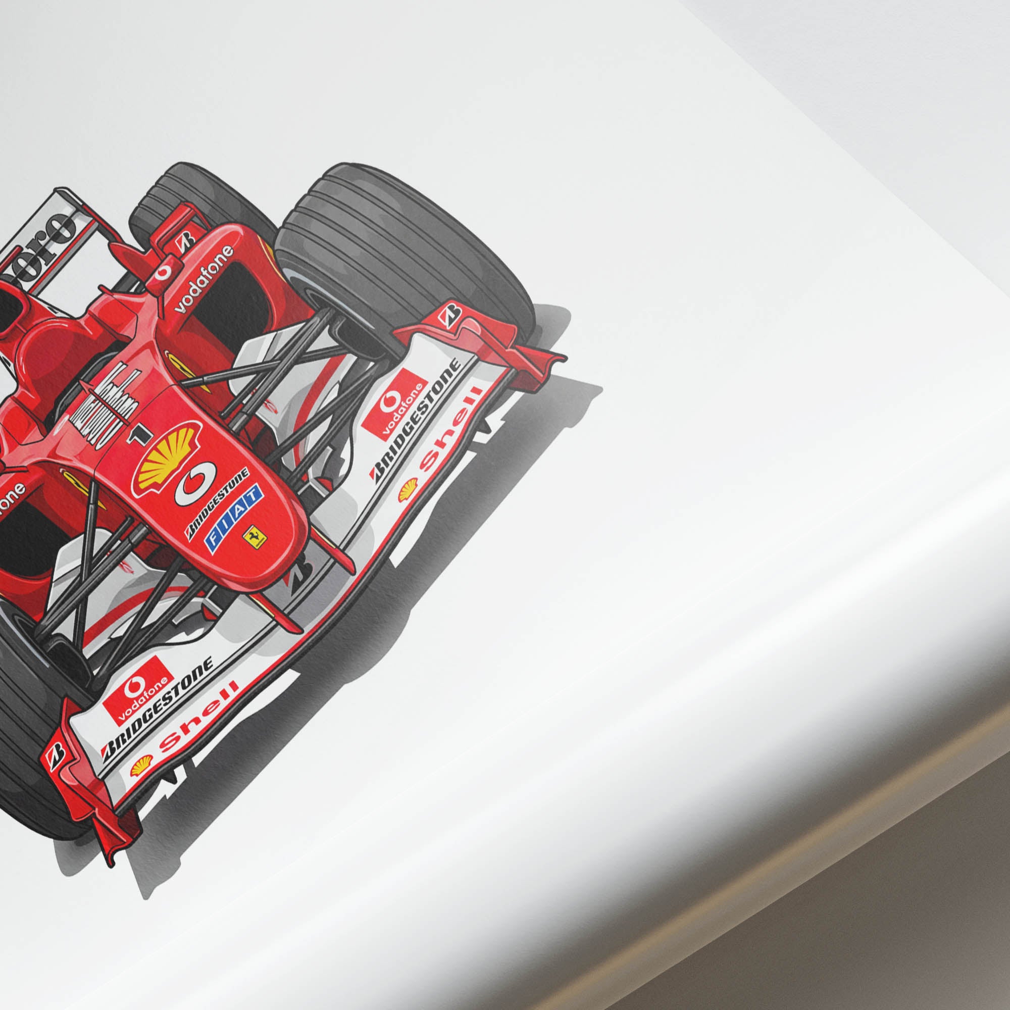 2004 Ferrari F2004 Michael Schumacher – Car Print