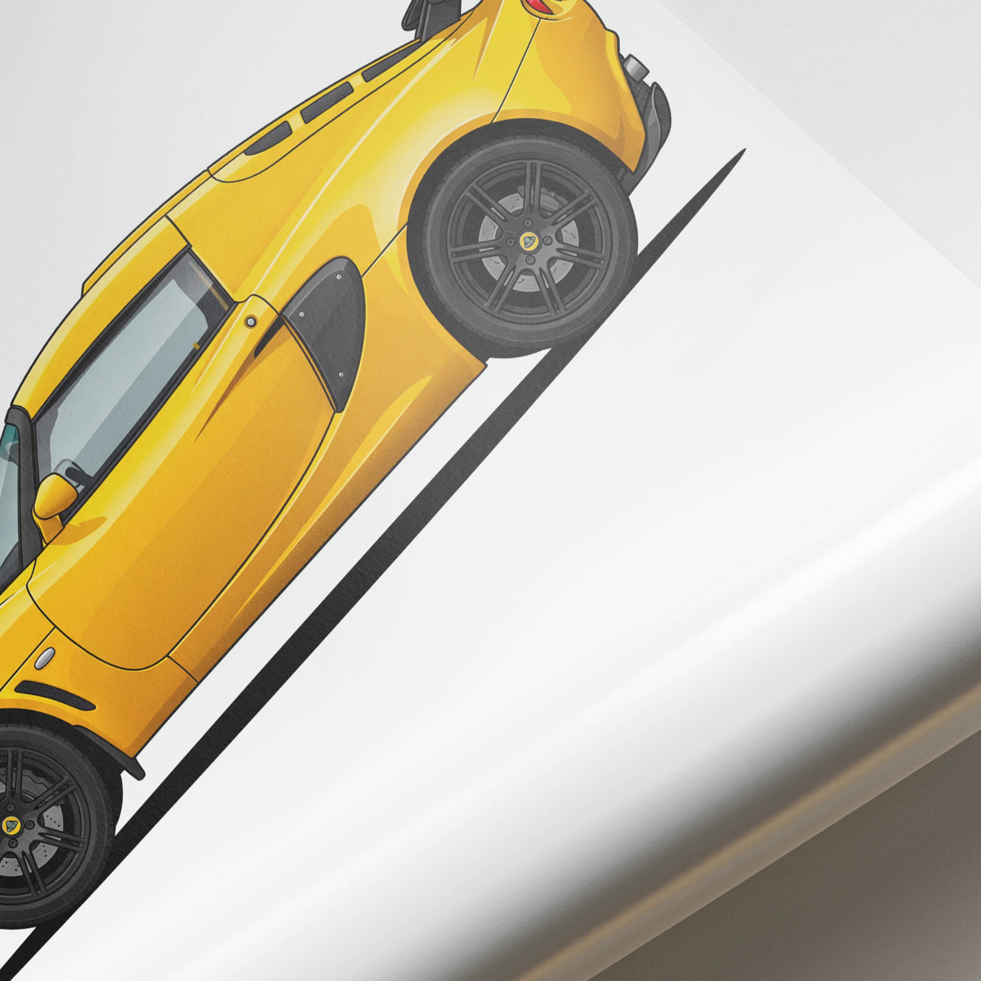 2005 Lotus Elise 111R Saffron – Car Print