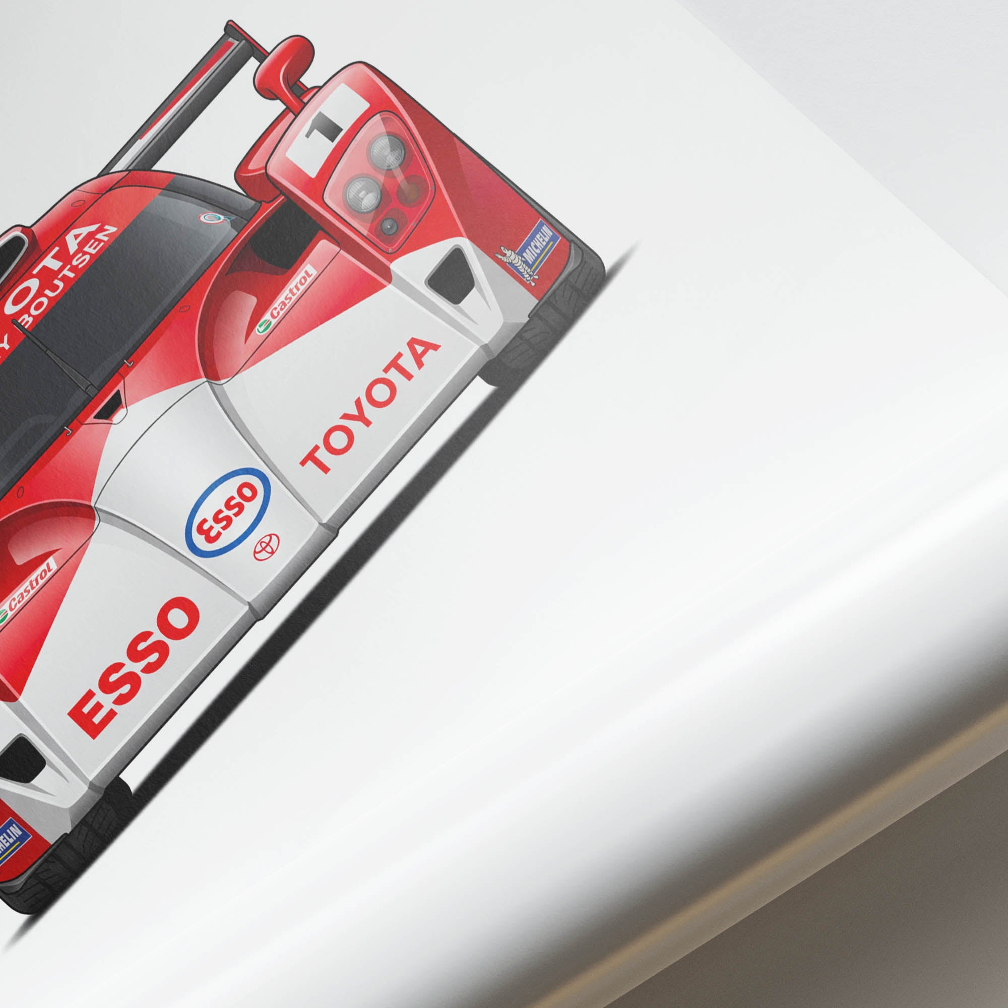1998 Toyota GT One Thierry Boutsen – Car Print (Front)