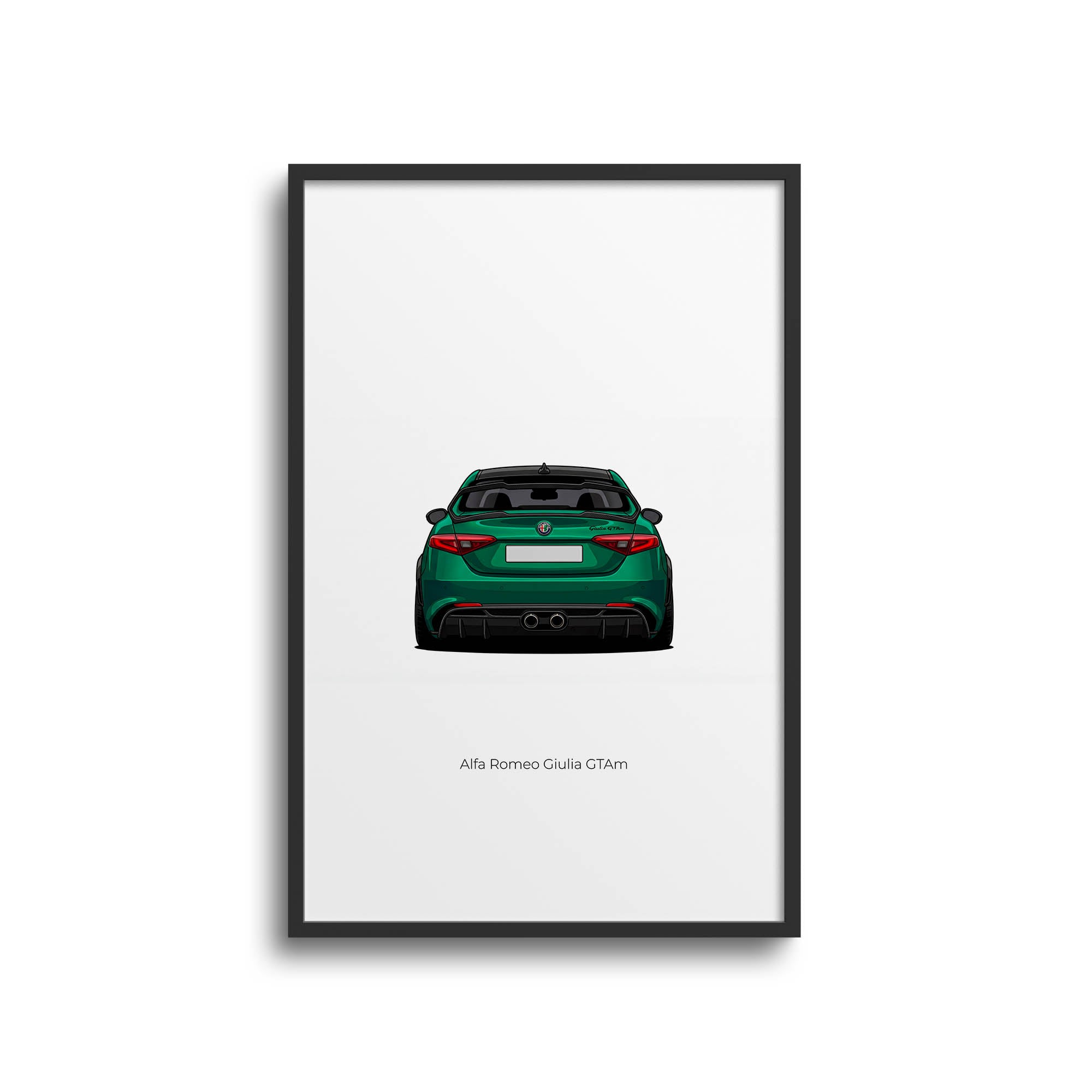 2020 Alfa Romeo Giulia Gtam Montreal – Car Print