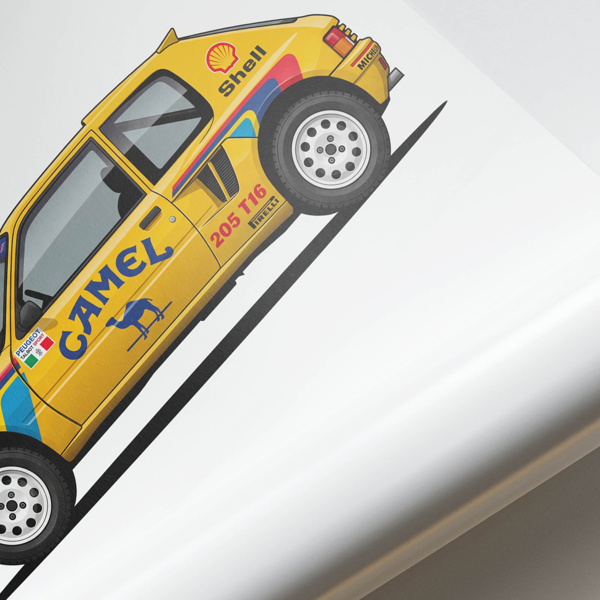 1987 Peugeot 205 T16 Grand – Car Print