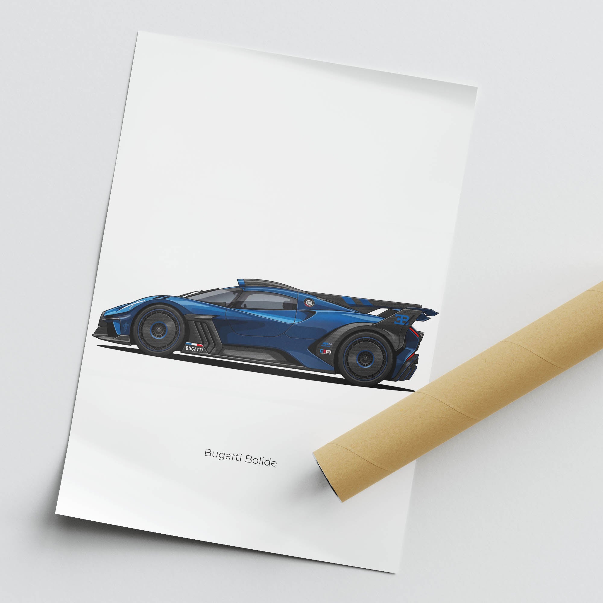 2024 Bugatti Bolide – Car Print