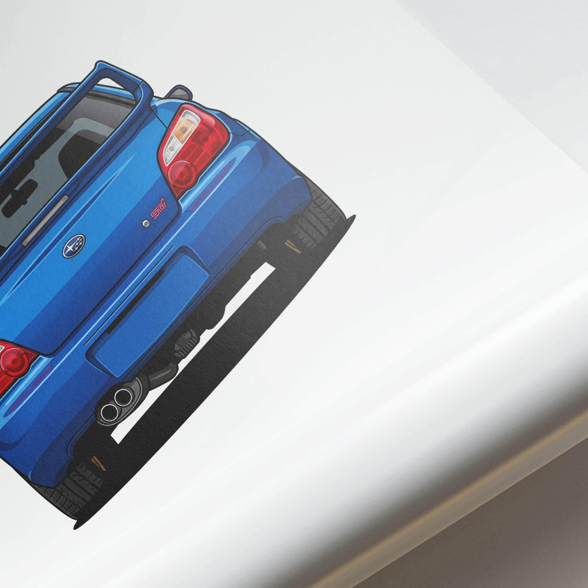 2004 Subaru Impreza WRX STI Blobeye World – Car Print