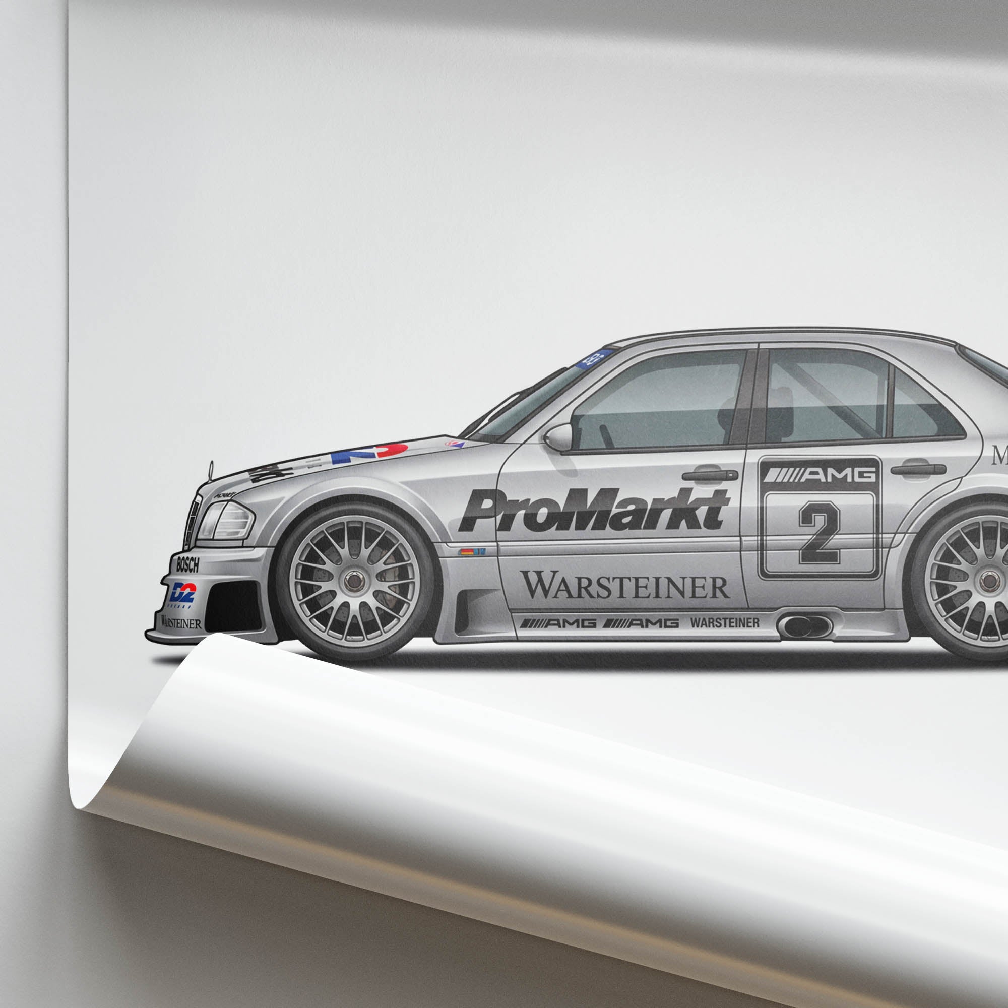1995 Mercedes-Benz C Class V6 DTM Bernd – Car Print