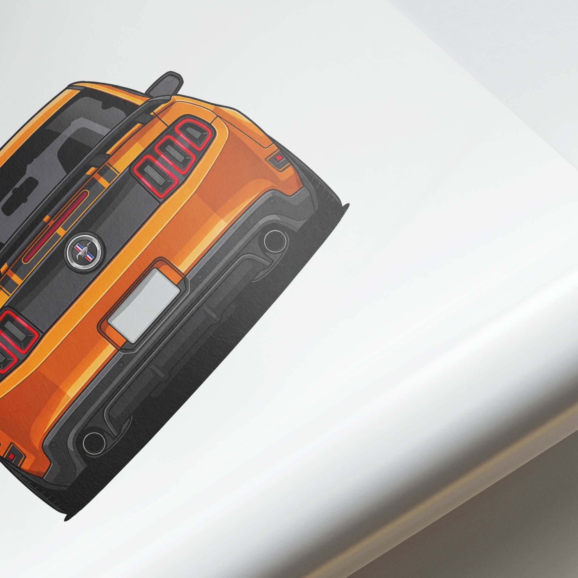 2012 Ford Mustang Boss 302 Competition – Car Print