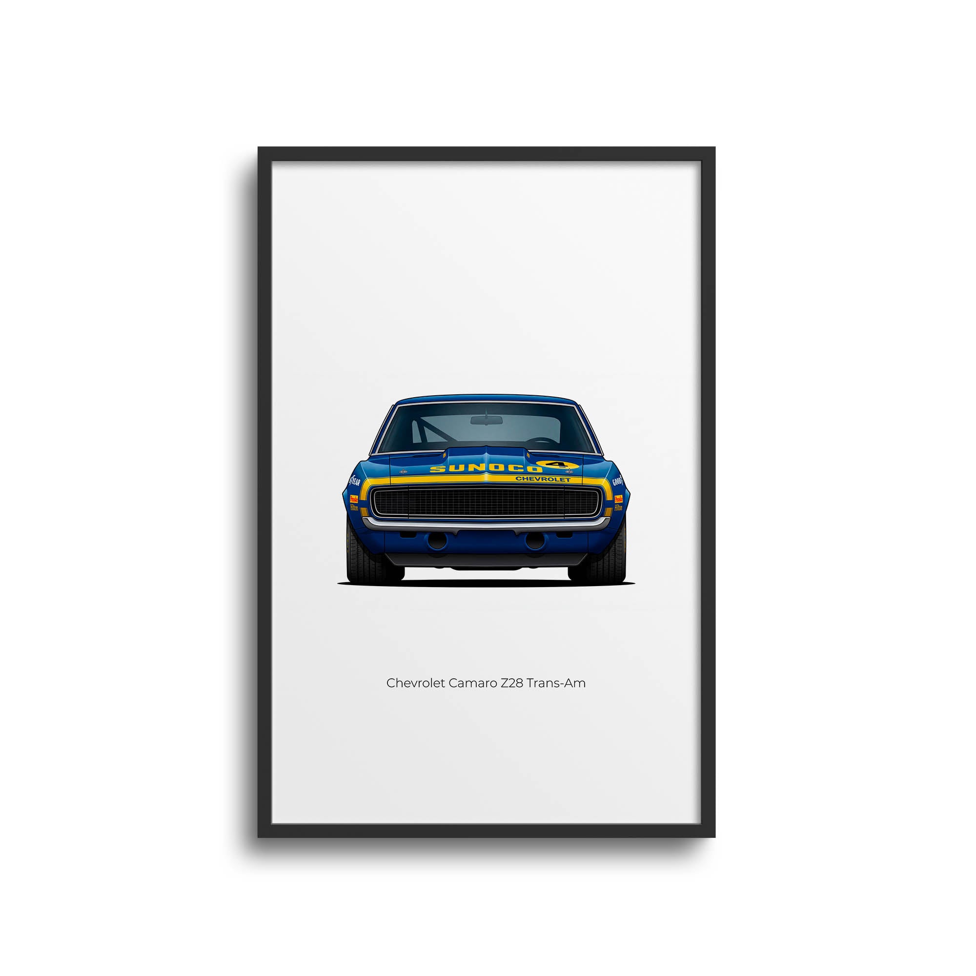 1969 Chevrolet Camaro Z28 Trans Am Mark – Car Print
